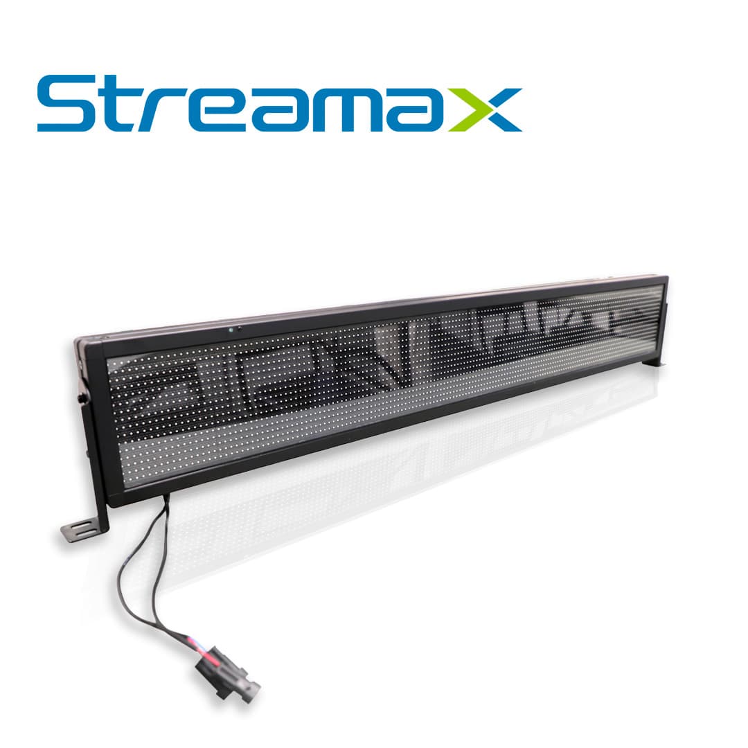 ANUNCIADOR DISPLAY STREAMAX ANDLED-FRONT / 18-32 VCD / 135.3 X 21 X 5 CM / VISIBILIDAD 2-80M - Miniatura 3