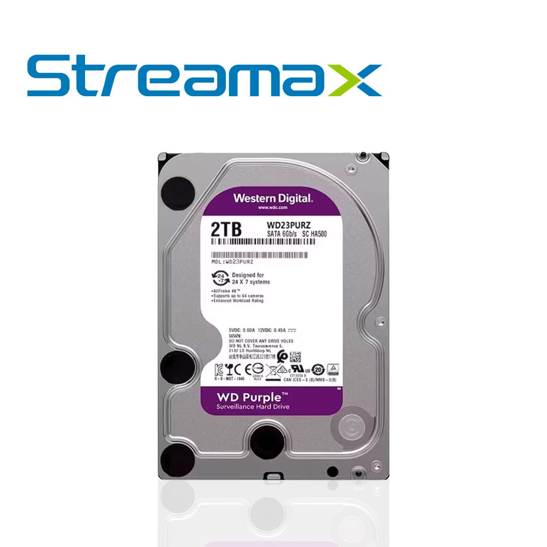 DISCO DURO 3.5 2TB MERIVA STREAMAX MHDD2TB / COMPATIBLE CON DVRS MOVILES DE DISCO DURO 3.5 PULGADAS - Miniatura 3