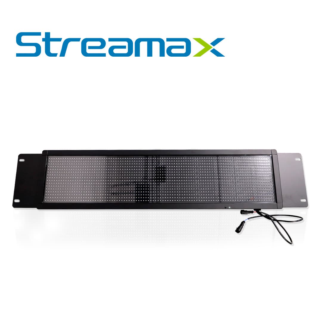 ANUNCIADOR DISPLAY STREAMAX ASIDE LED / 18-32 VCD / 84.8 X 22 X 5 CM / VISIBILIDAD 2-80M - Miniatura 2