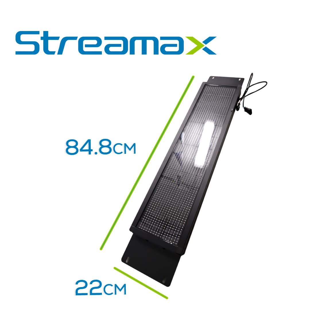 ANUNCIADOR DISPLAY STREAMAX ASIDE LED / 18-32 VCD / 84.8 X 22 X 5 CM / VISIBILIDAD 2-80M - Miniatura 4
