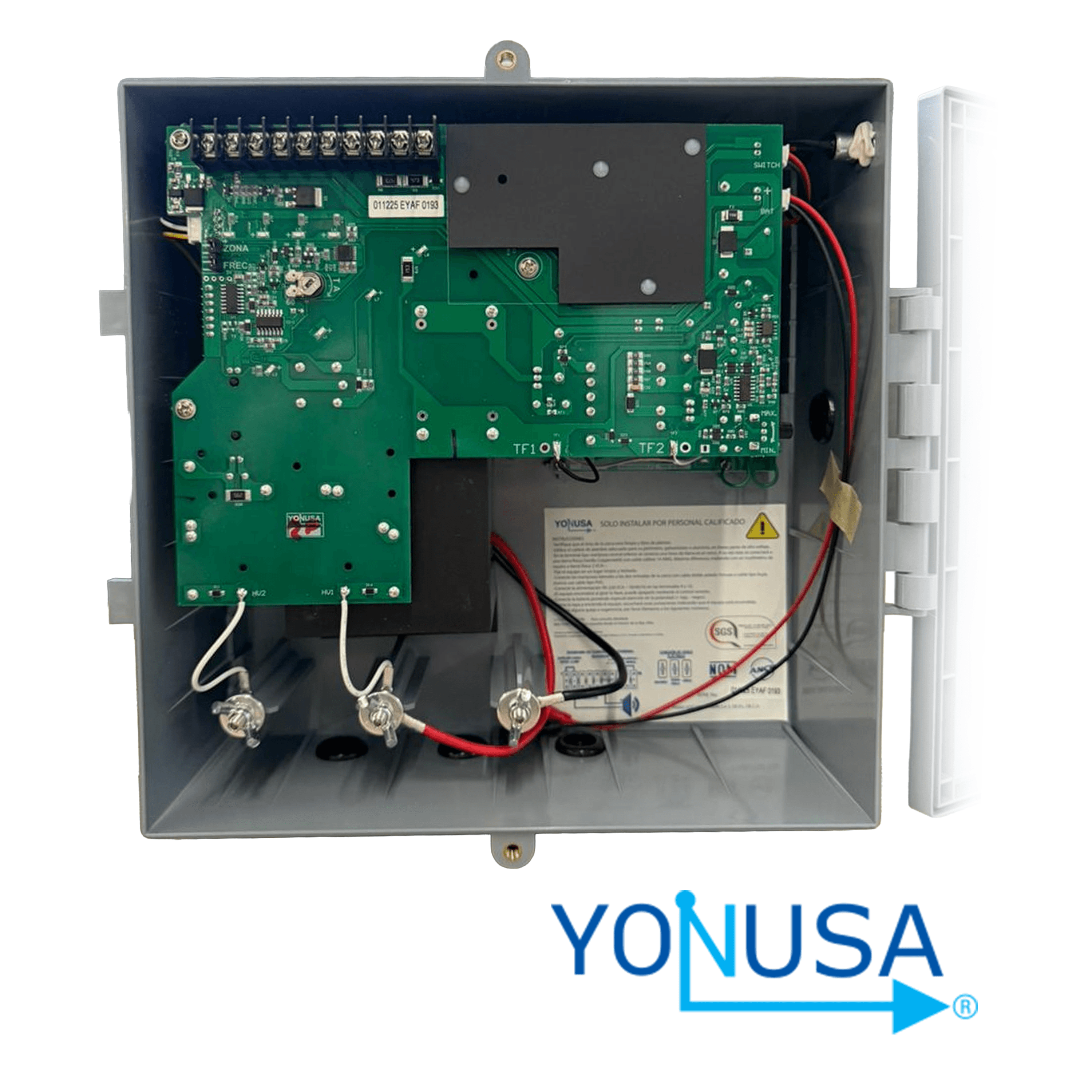 ENERGIZADOR DE CERCA ELECTRIFICADA ANTIPLANTAS YONUSA EY 10000 127 AF CON INTERFACE HASTA 2000 METROS PERIMETRALES O 10000 METROS LINEALES A 5 LINEAS - Miniatura 6