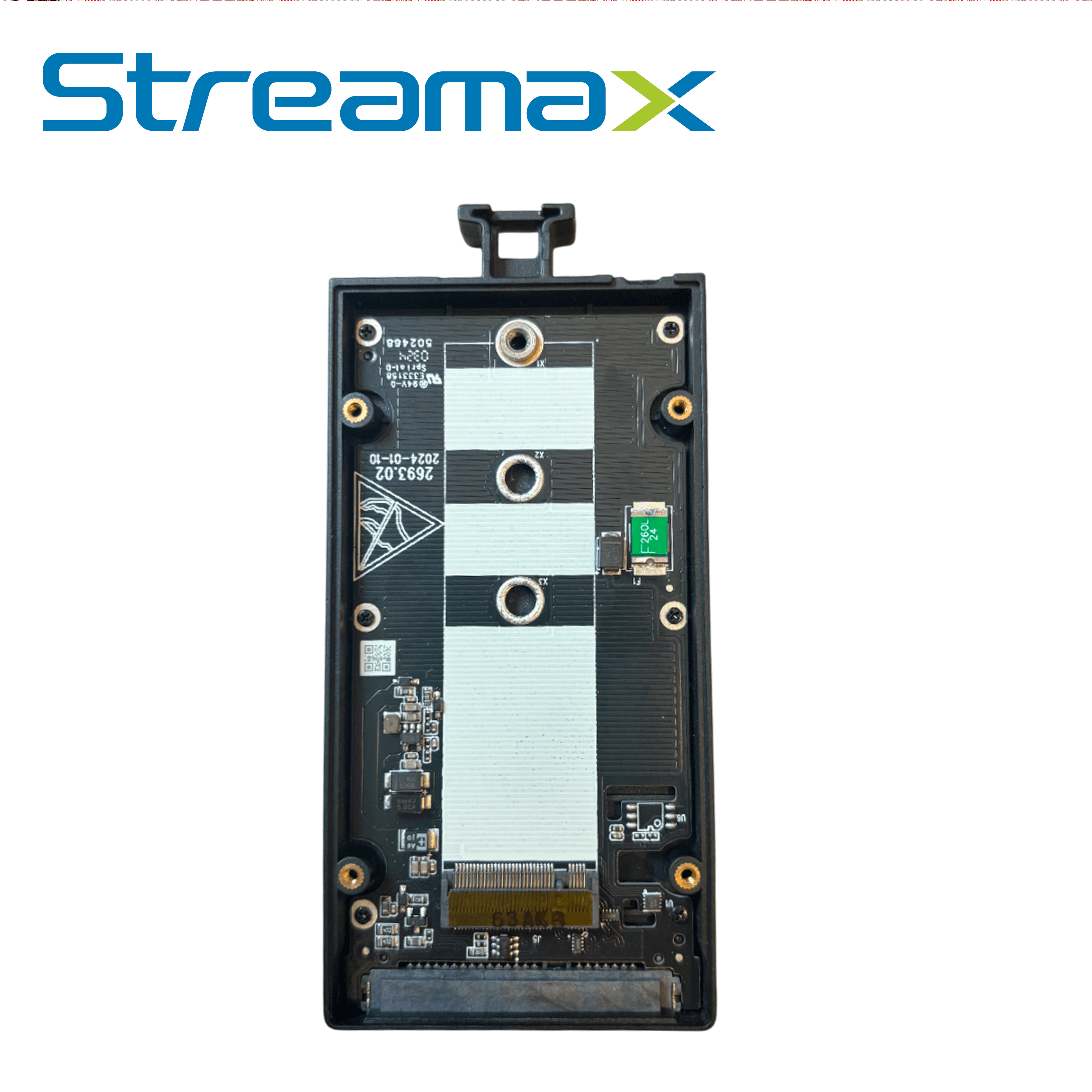BANDEJA CADDY PARA DISCO DURO STREAMAX SSD CASE M1N2.0 / COMPATIBLE CON MDVR M1N2.0 - Miniatura 3