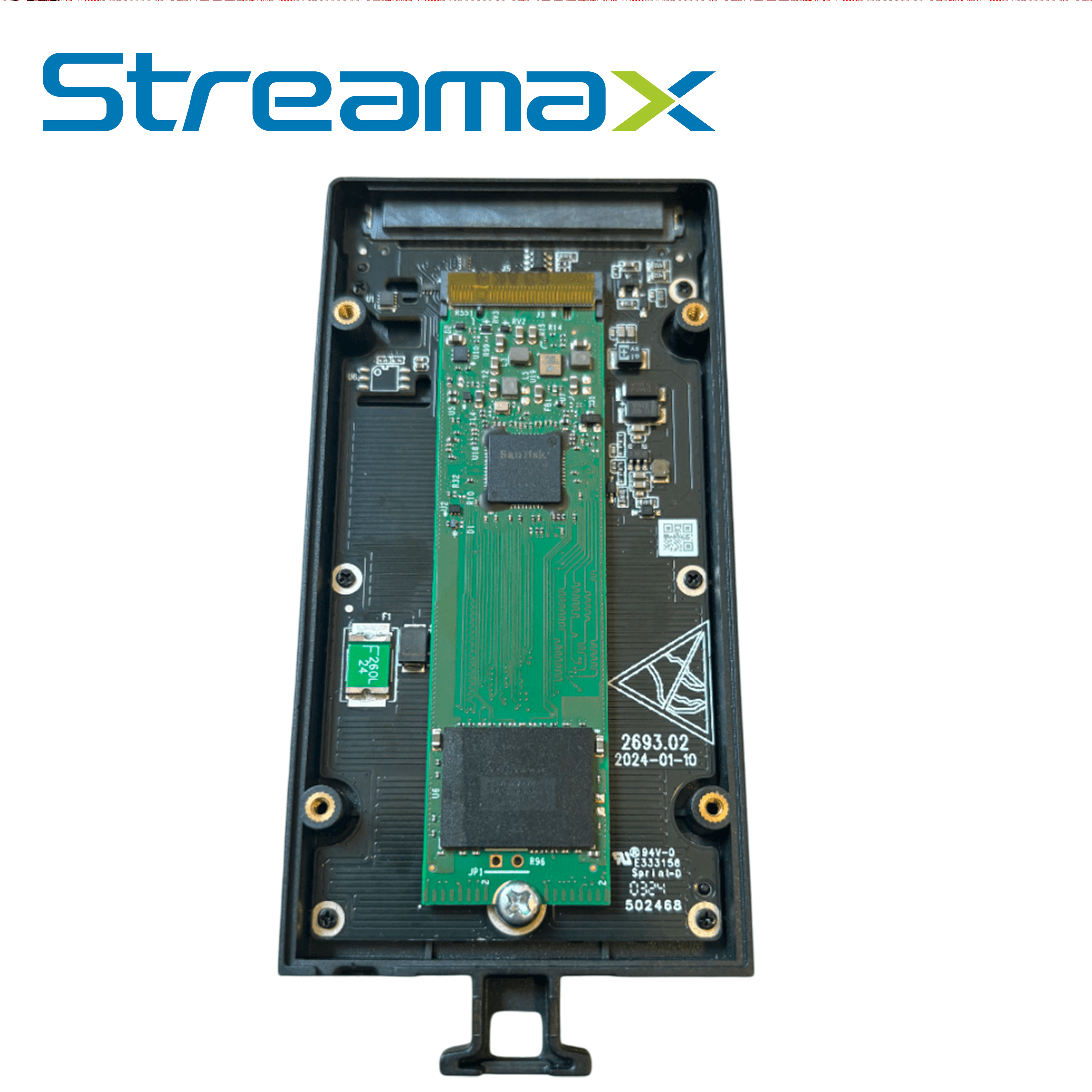 BANDEJA CADDY PARA DISCO DURO STREAMAX SSD CASE M1N2.0 / COMPATIBLE CON MDVR M1N2.0 - Miniatura 4