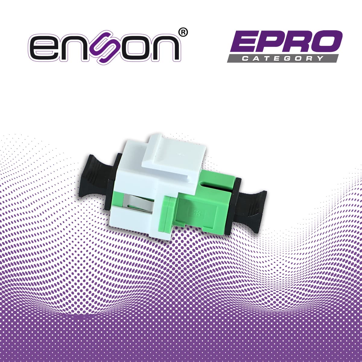 MODULO ACOPLADOR ENSON EPRO-SCSCMM KEYCONNECTSC APC SIMPLEX - Miniatura 5