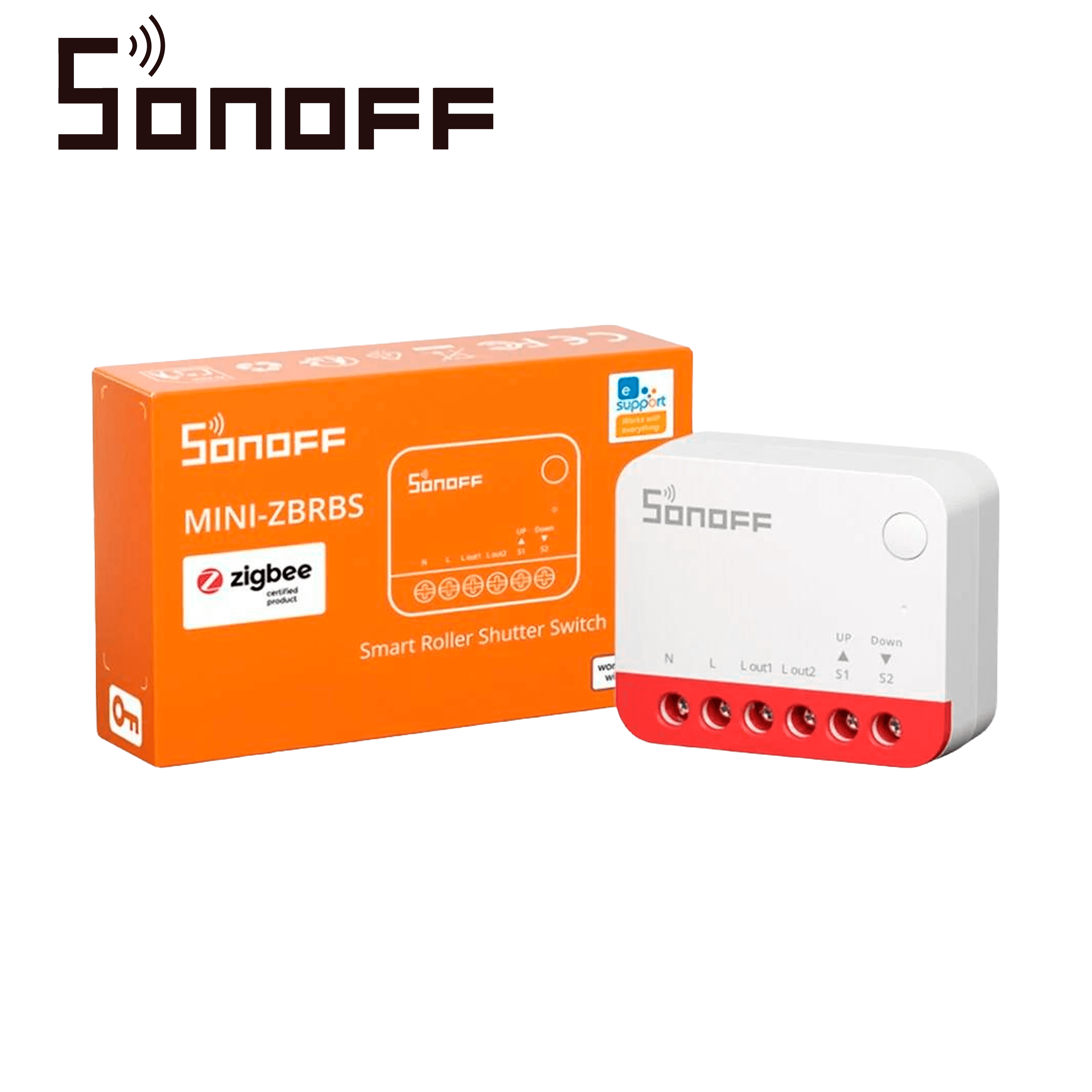 MINI INTERRUPTOR ON/OFF  ZIGBEE PARA PERSIANAS SONOFF MINI-ZBRBS  COMPATIBLE CON  HUB ZIGBEE / CARGA DE 1 AMP MAXIMO - Miniatura 4