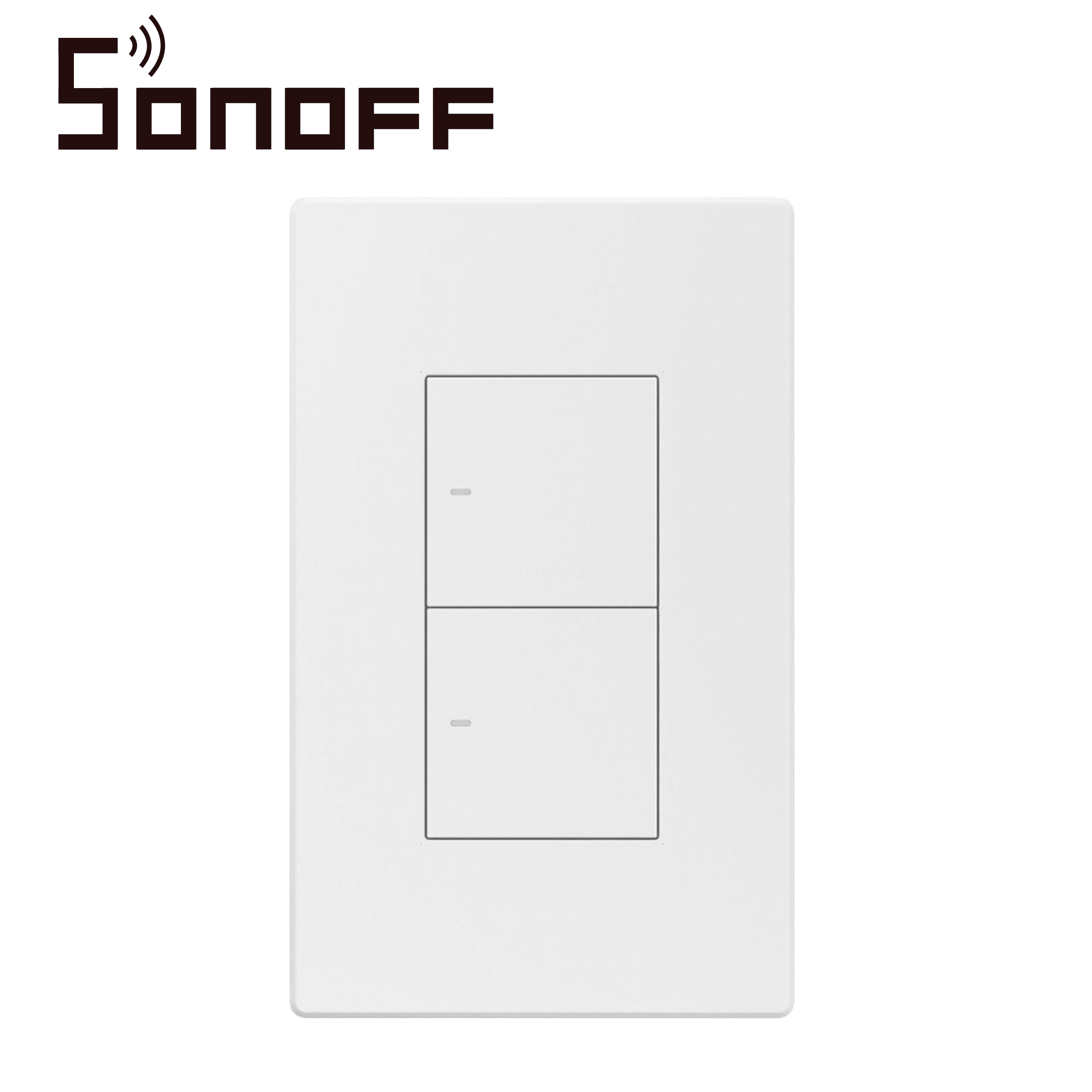 APAGADOR DE PARED TOUCH SONOFF M5-2C-120W / 2 CANALES ON/OFF/ MATTER/ WIFI 2.4GHZ / COMPATIBLE CON GOOGLE HOME / ALEXA/ APPLE HOME / SMARTTHINGS / HASTA 5 AMP POR  CANAL - Miniatura 3