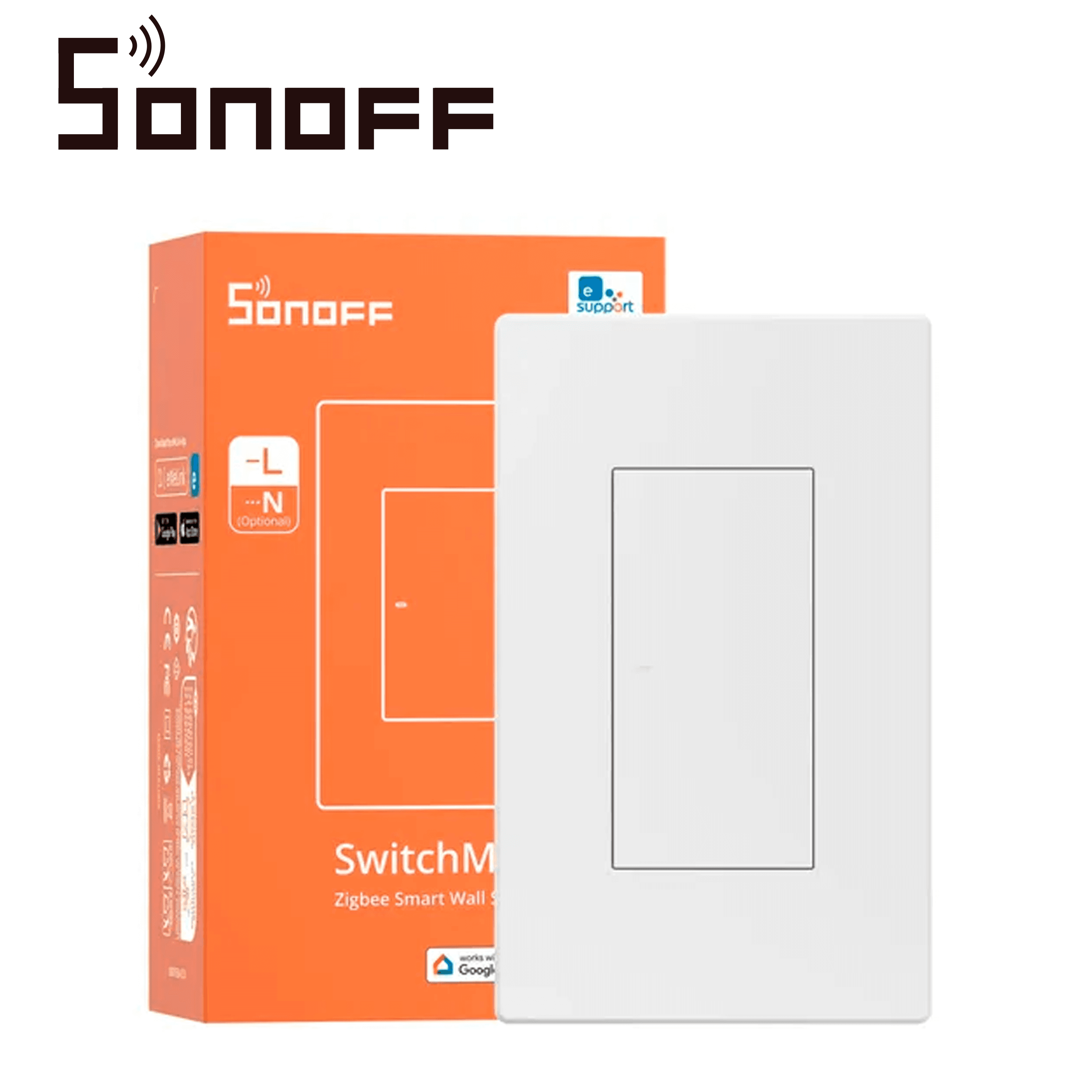 APAGADOR DE PARED TOUCH ZIGBEE  SONOFF ZBM5-1C-120W / ZIGBEE 3.0 / 1 CANAL/ SOLUCIONES DE SMART HOME/ HASTA 10 AMP TOTALES/ COMPATIBLE CON HUB ZIGBEE - Miniatura 4