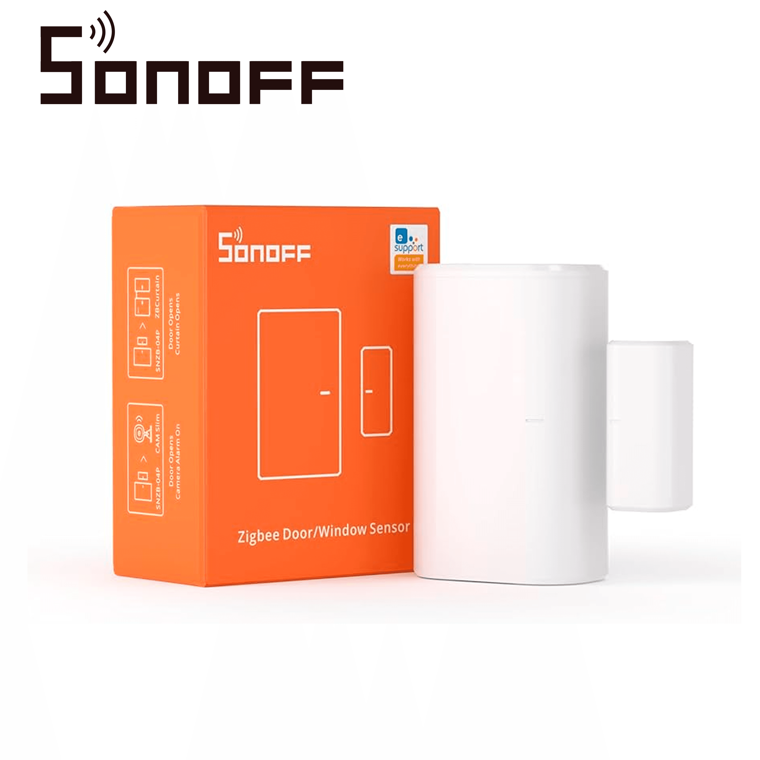 SENSOR MAGNETICO SONOFF SNZB-04P / ZIGBEE 3.0 / COMPATIBLE CON HUB ZIGBEE/ ESCENAS CONFIGURABLES EN APERTURA DE PUERTAS O VENTANAS - Miniatura 3