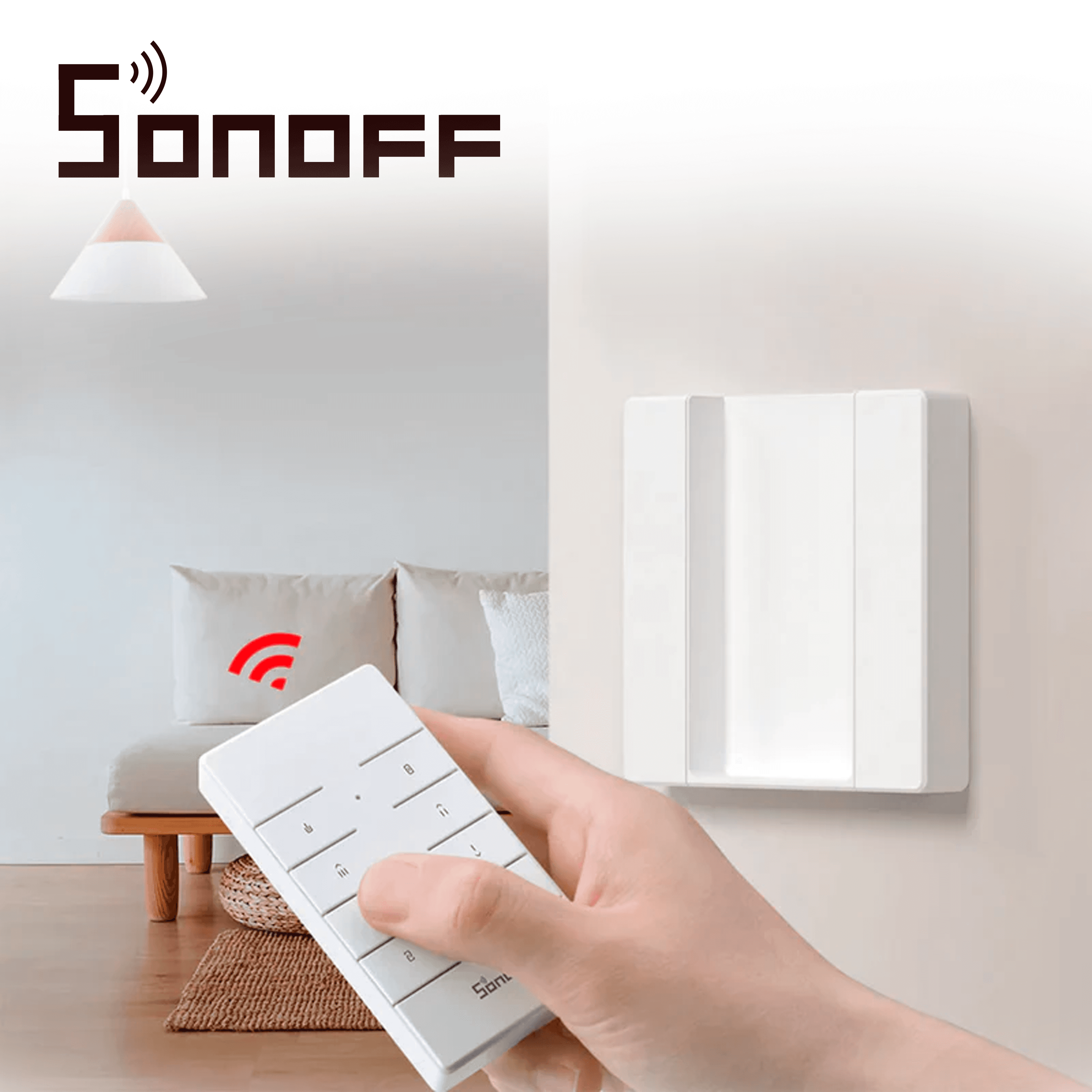 BASE PARA CONTROL  REMOTO SONOFF RM433R2-BASE/ COMPATIBLE  CON CONTROL  RM433R2 - Miniatura 4