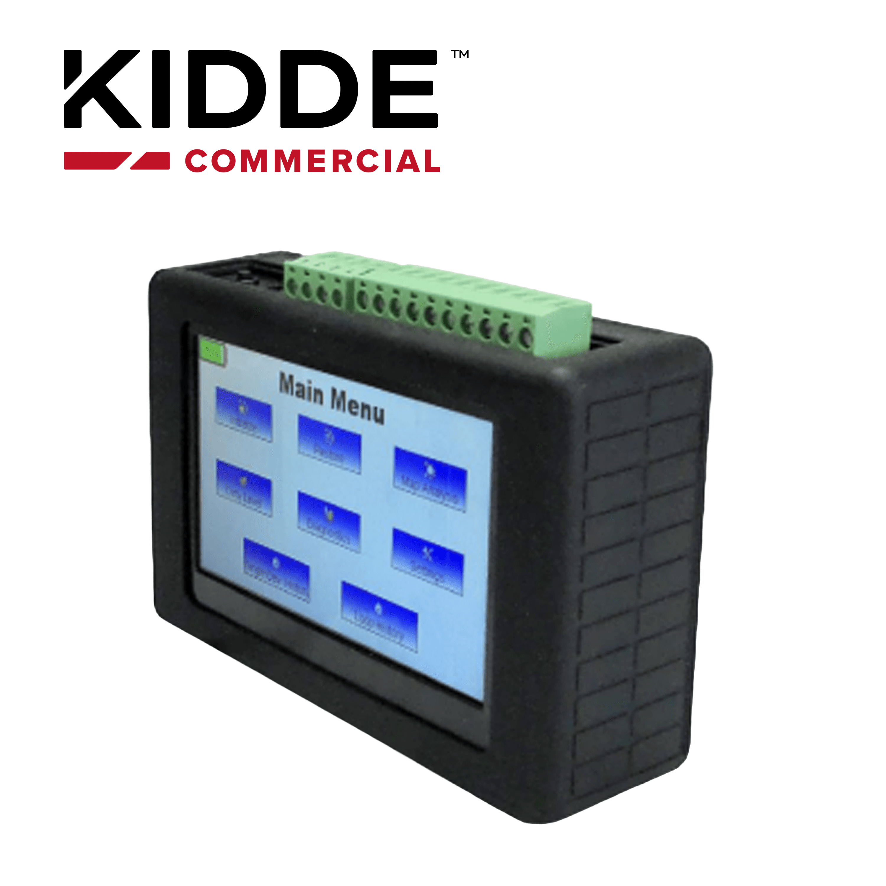 HERRAMIENTA DE DIAGNOSTICO KIDDE KI-HDT /  INICIA O RESTAURA EL LAZO/  REALIZA ANALISIS DE MAPAS EN DETECTORES Y MODULOS / IDENTIFICA UNIDADES FALLIDAS / CON FUNDA DE SILICONA / PANTALLA TACTIL / PUERTO USB - Miniatura 2
