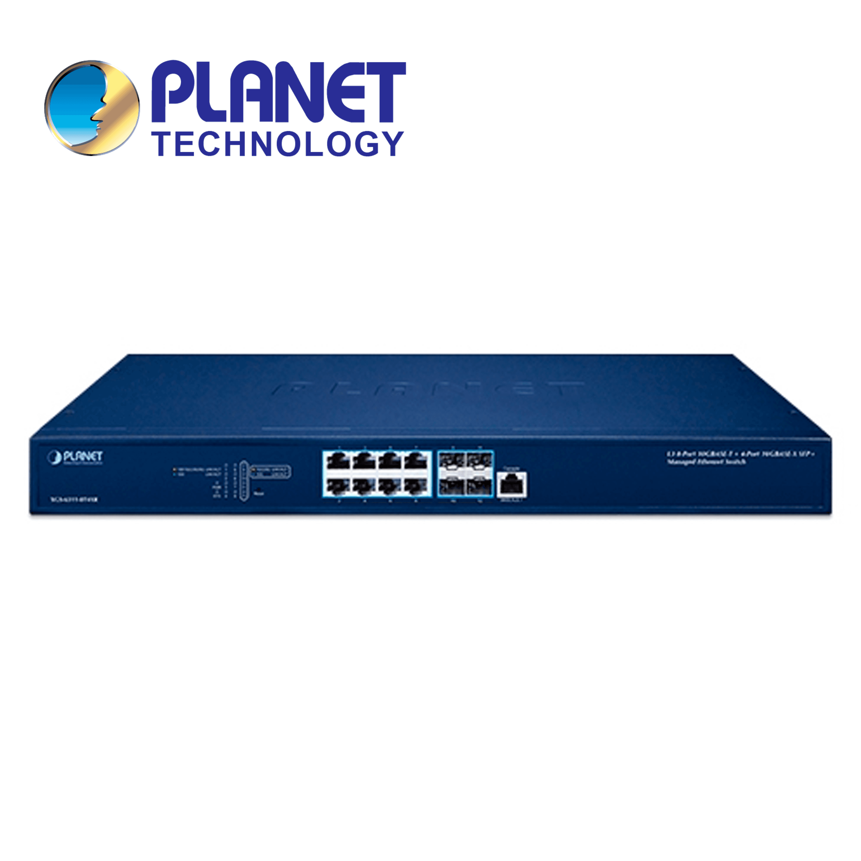 SWITCH ADMINISTRABLE L3 PLANET XGS-6311-8T4XR / 8 PUERTOS RJ45 100M-1G-2.5G-5G-10GBASE-T / 4 PUERTOS SFP+ 10GBASE-X / SWITCHING 240GBPS / ROUTING IPV4-IPV6 / RIP / OSPF / VLAN / QOS / IGMP / LACP / ADMINISTRACION WEB-SNMP / COMPATIBLE CON PLANET UNI- - Miniatura 3