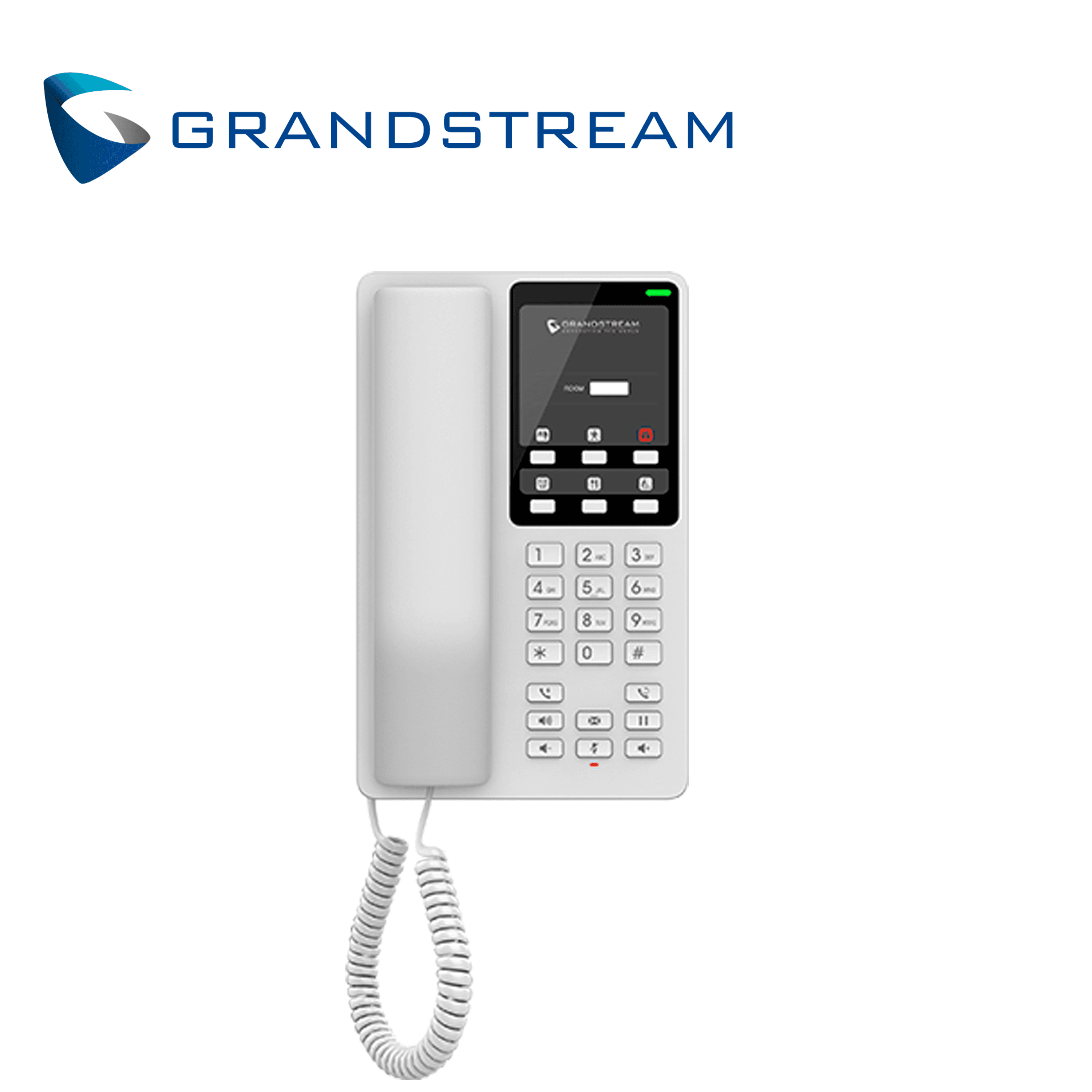 TELEFONO IP HD HOTEL WIFI BLANCO GRANDSTREAM GHP620 / 2 CUENTAS SIP / 2 LINEAS / 6 TECLAS PROGRAMABLES / 10 TECLAS DE FUNCION RAPIDA / CONFERENCIA 3 VIAS / 1 PUERTO 10/100MBPS / MONTAJE SOBREMESA O PARED - Miniatura 2