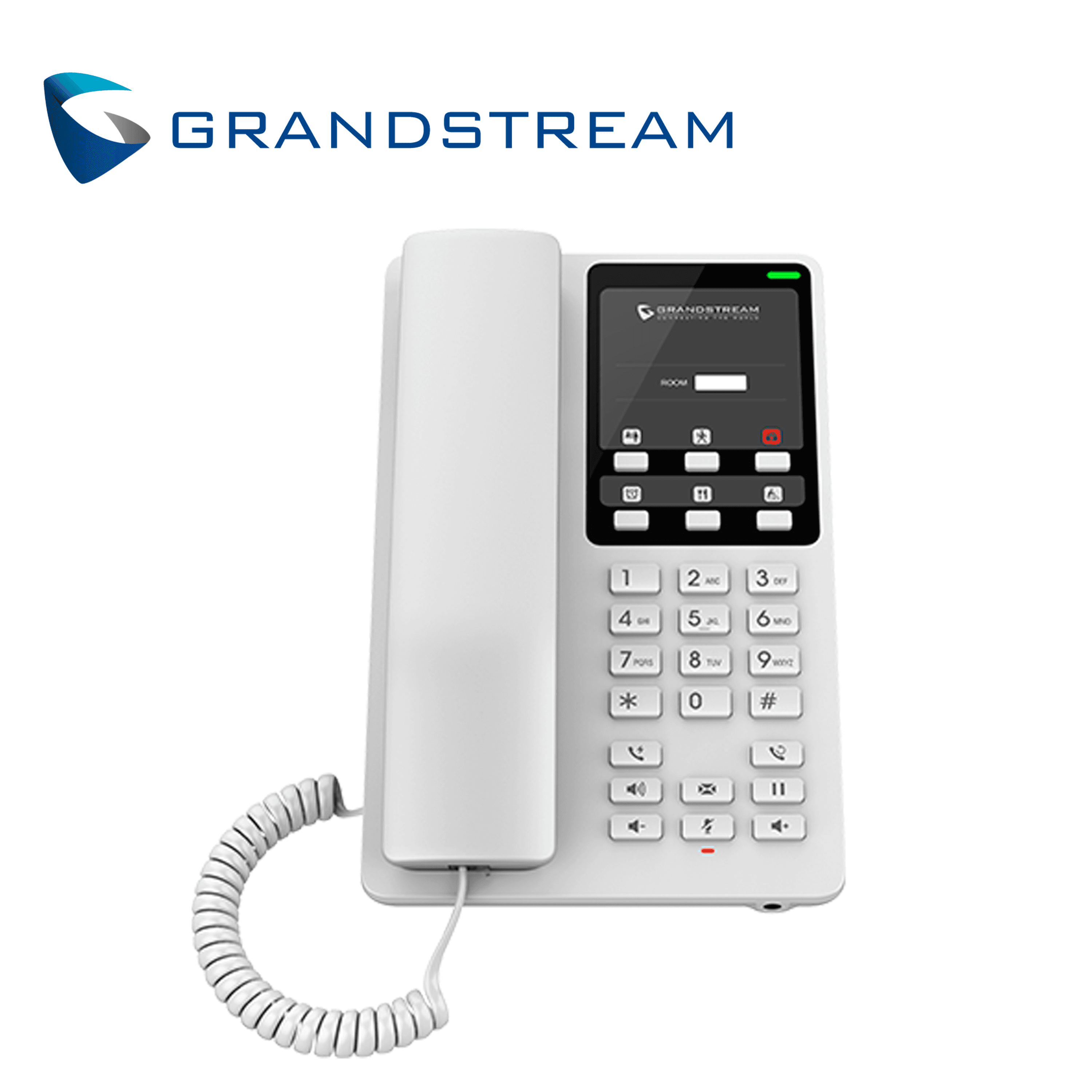 TELEFONO IP HD HOTEL WIFI BLANCO GRANDSTREAM GHP620 / 2 CUENTAS SIP / 2 LINEAS / 6 TECLAS PROGRAMABLES / 10 TECLAS DE FUNCION RAPIDA / CONFERENCIA 3 VIAS / 1 PUERTO 10/100MBPS / MONTAJE SOBREMESA O PARED - Miniatura 4