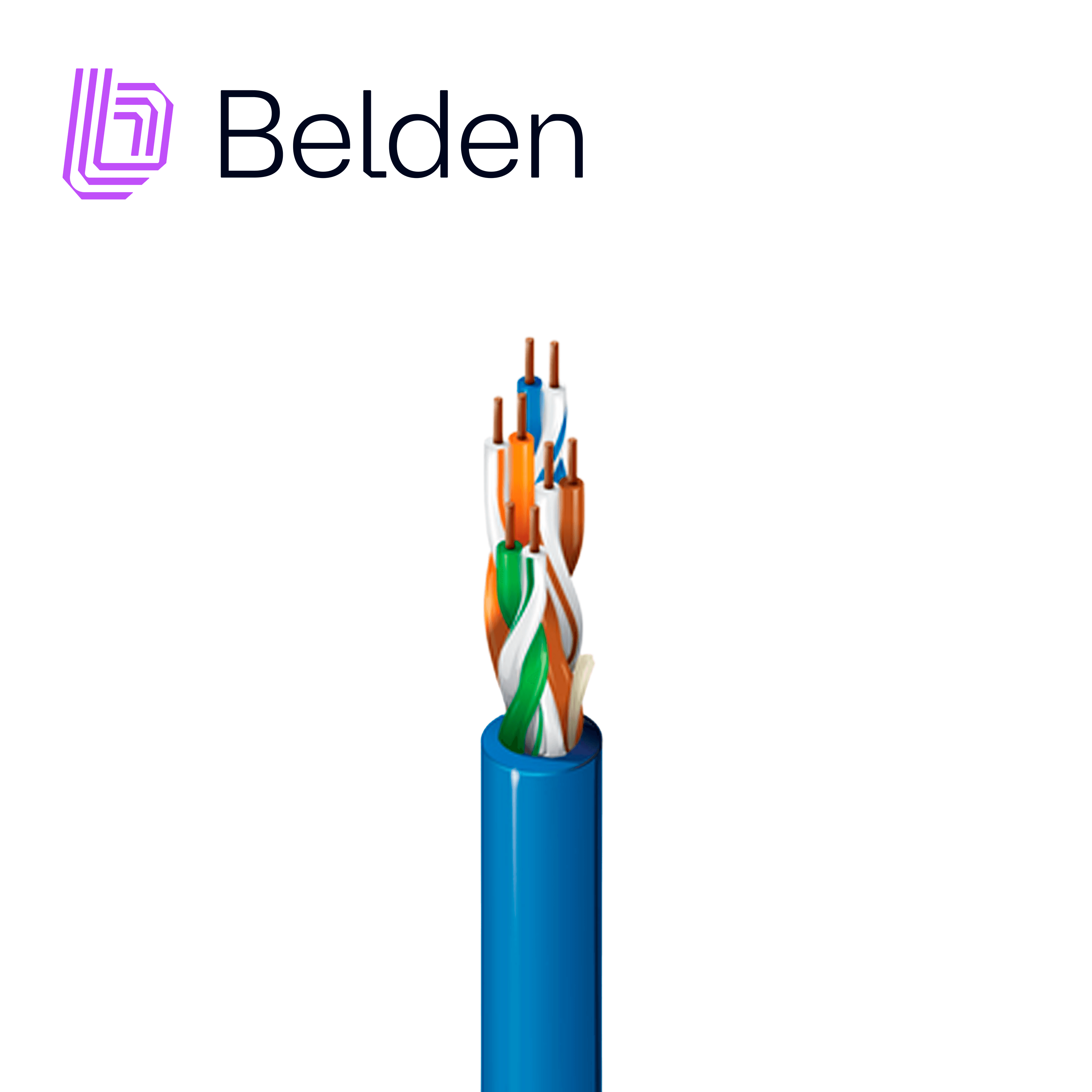 CABLE UTP REMOTE IP RIPRU 0065001 / INTERIOR / AZUL / 4 PARES / 22 AWG / FORRO PVC / CMR / CERTIFICABLE / BOBINA / 5000 PIES 1524 METROS - Miniatura 2