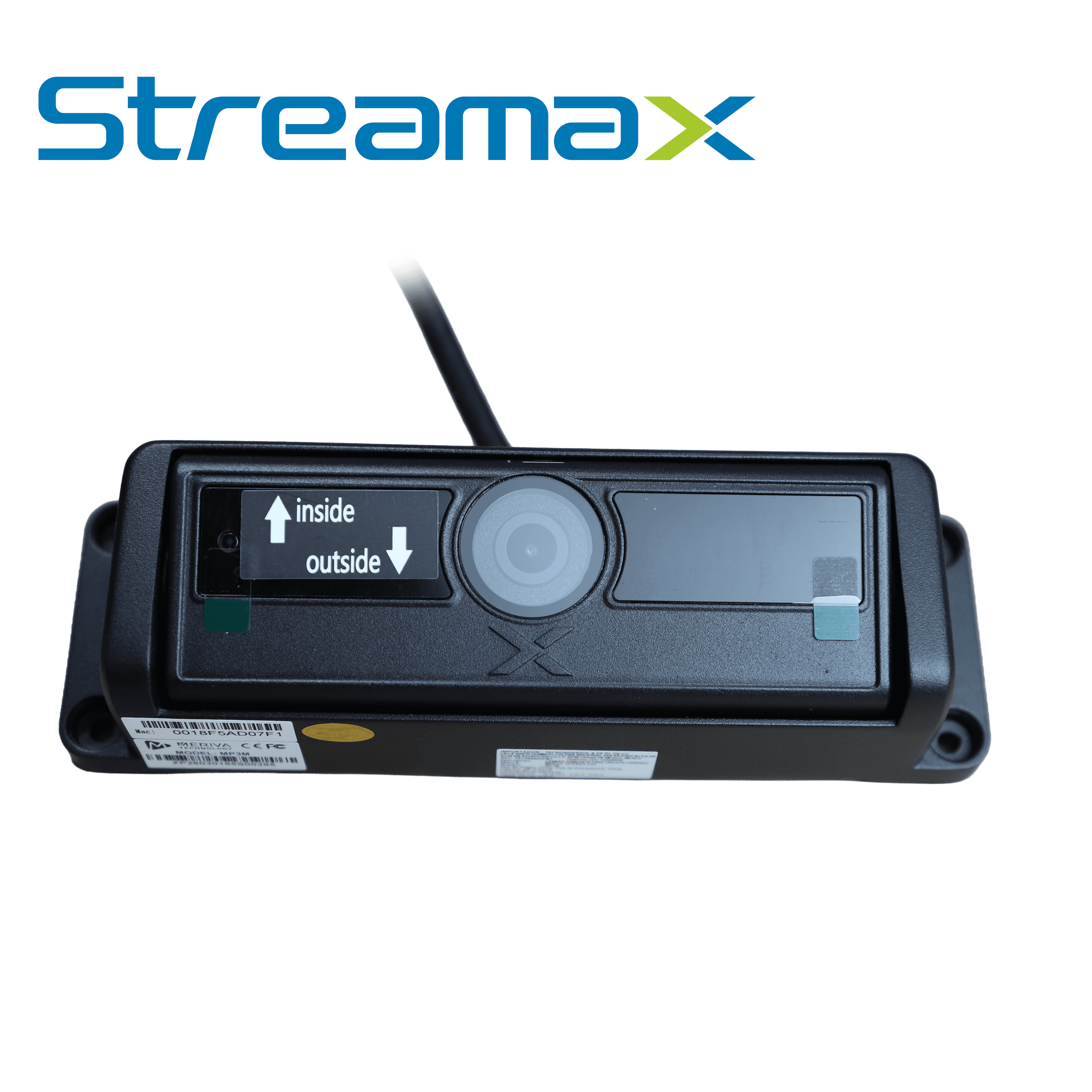 CAMARA MASTER CONTADORA DE PERSONAS IP STREAMAX MP3M-EM / 2MP / 2.7MM / 3M IR / IP54 / CONECTOR DIN 6 PINES / 12 VCD / INTERIOR / MONTAJE EN TECHO EMBEBIDO - Miniatura 2