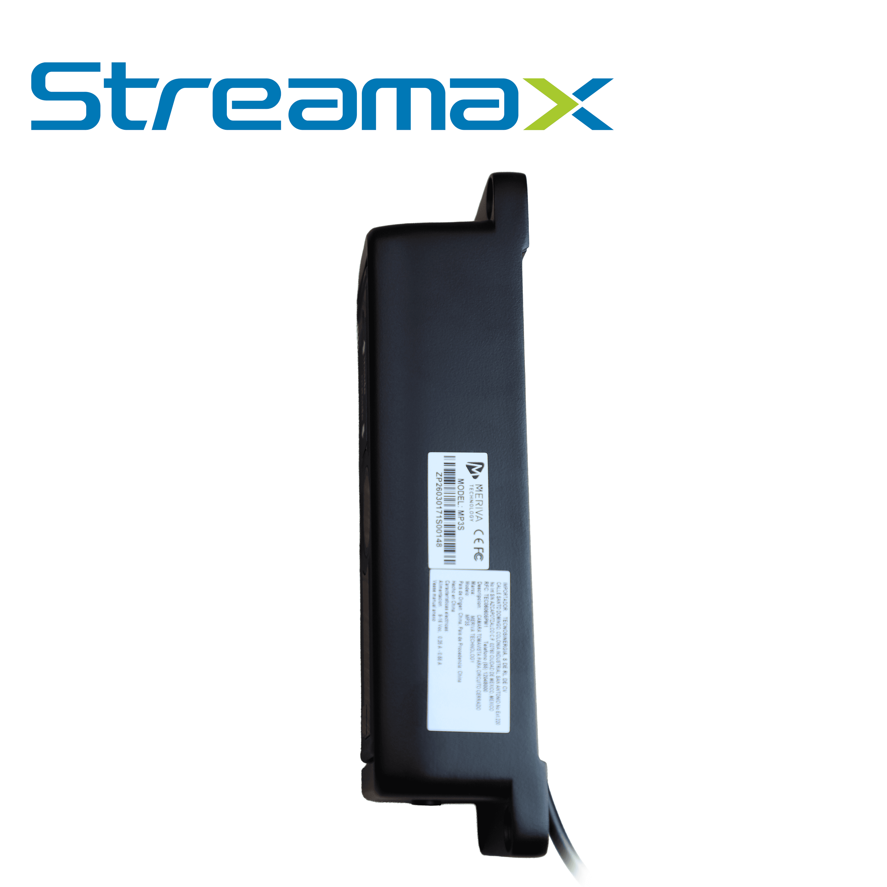 CAMARA SLAVE CONTADORA DE PERSONAS AHD STREAMAX MP3S-EM / 2MP / 2.6MM / 3M IR / IP54 / CONECTOR DIN 4 PINES / 12 VCD / INTERIOR / MONTAJE EN TECHO EMBEBIDO - Miniatura 3