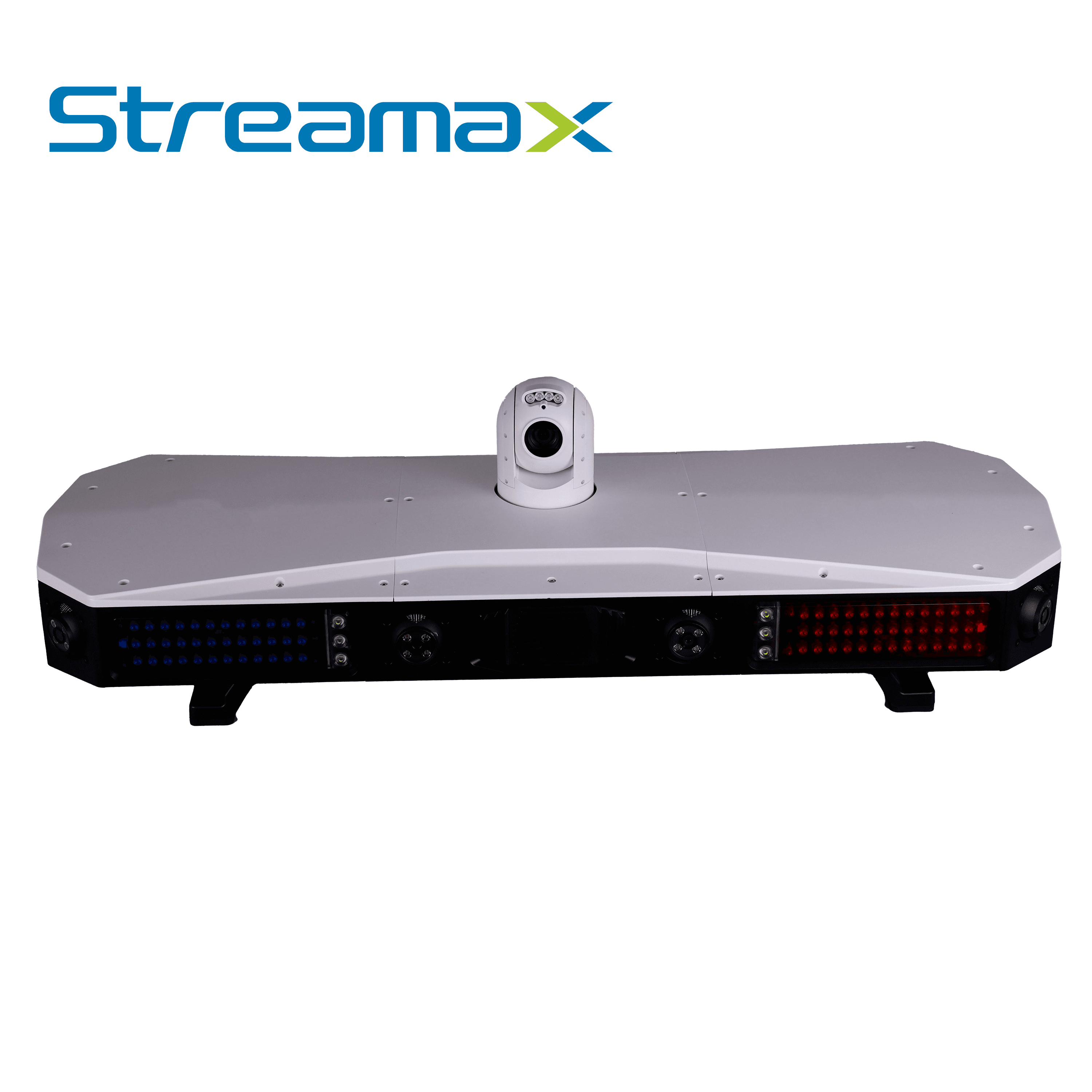 BARRA DE LUCES INTELIGENTES INTEGRADA STREAMAX MPL100-POLICE / 8 CAMARAS HD IA + 1 CAMARA PTZ HD / PANTALLA TOUCH HD 10.1 PULGADAS / 4G / WIFI / BLUETOOTH / RECONOCIMIENTO FACIAL / COMPARACIÓN FACIAL / CAPTURA DE MATRICULAS / 8-36VCD - Miniatura 3