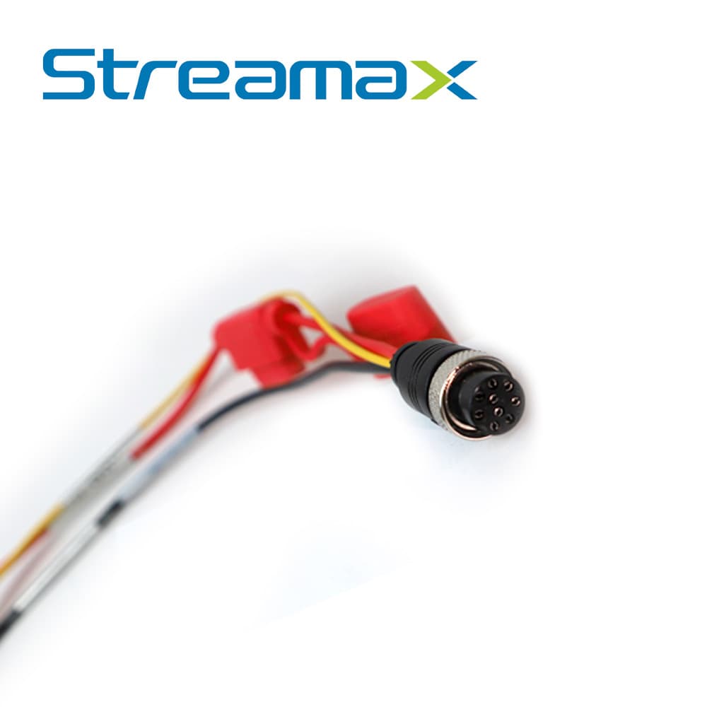 CABLE DE ALIMENTACION STREAMAX MDVR-SOURCE / CONECTOR DIN 9 PINES / ALIMENTACION DE MDVRS / CUENTA CON FUSIBLES DE PROTECCION CONTRA DESCARGAS ELECTRICAS / COMPATIBLE CON MDVRS SERIE M1N 2.0 Y MX3NPRO - Miniatura 4