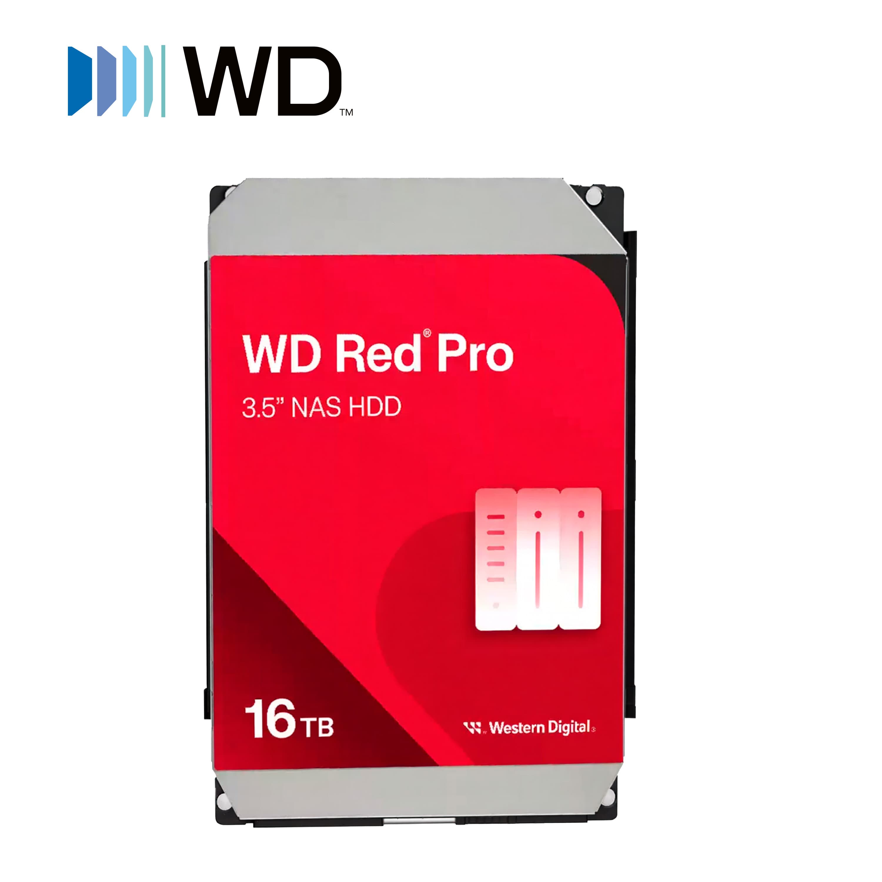 DD DISCO DURO WD161KFGX WD RED PRO 3.5 SATA 16TB CACHE 256MB 7200RMP ESPECIAL PARA ALMACENAMIENTO Y NAS HASTA 24 BAHIAS - Miniatura 4