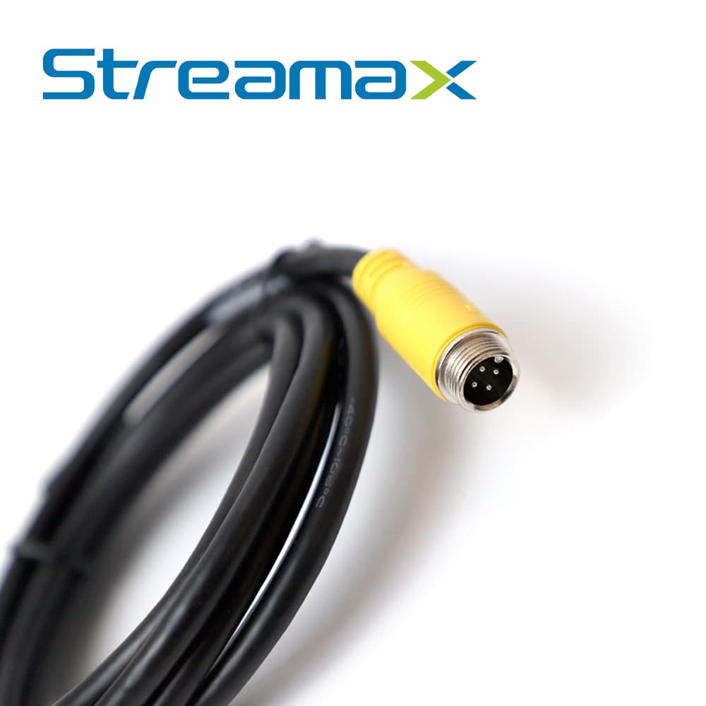 CABLE CONVERTIDOR DIN DE AVIACION STREAMAX M4PIN DJ-TRANSFER / 4 PINES / 0.18 METROS / COMPATIBLE CON CAMARAS AHD Y MDVR MA16MAX - Miniatura 4