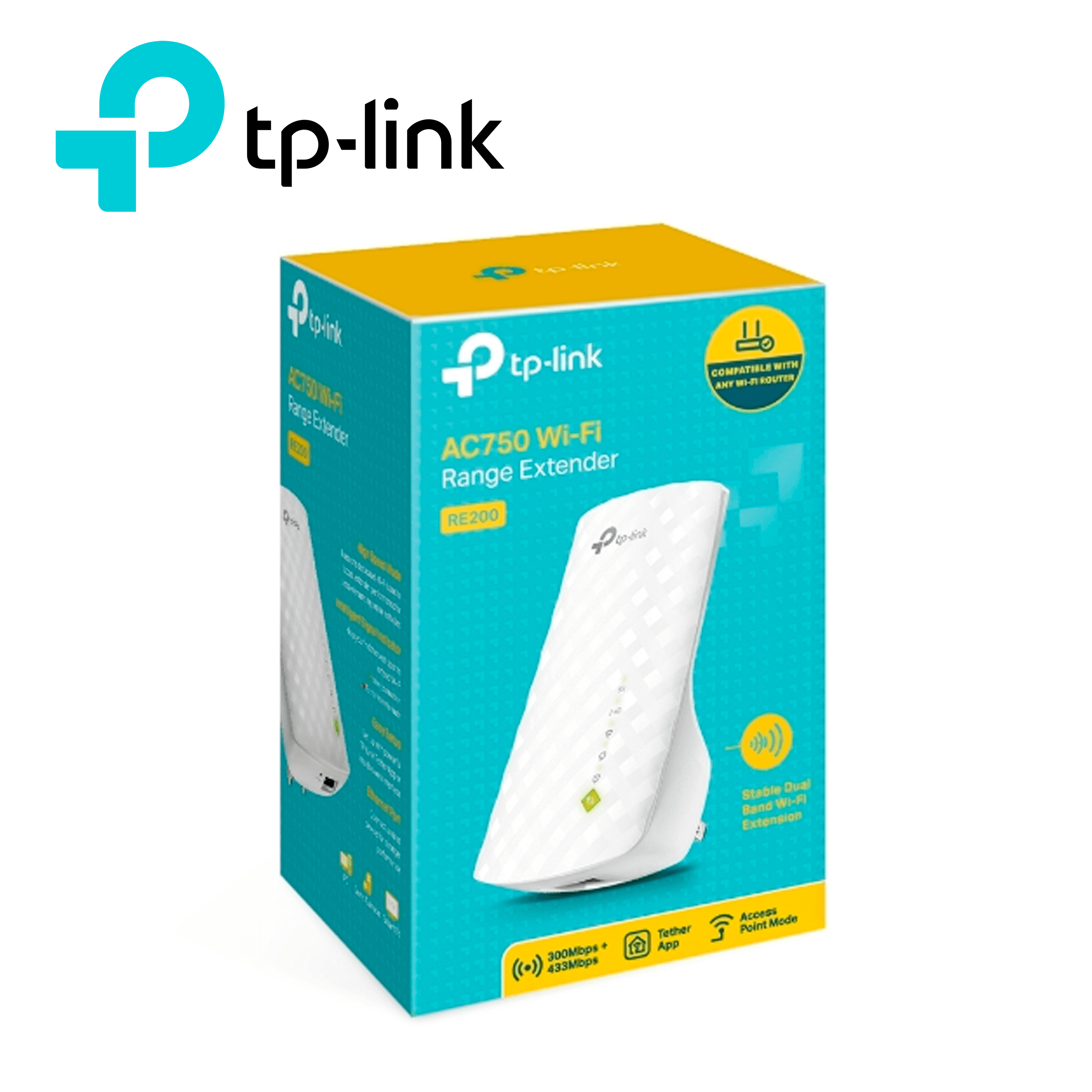 EXTENSOR DE COBERTURA WI-FI / TP-LINK RE200 AC750 / 1 PUERTO RJ-45 10/100 MBPS / 3 ANTENAS / 2.4GHZ Y 5GHZ / POTENCIA 20 DBM / CONSUMO DE 6.5 W - Miniatura 4