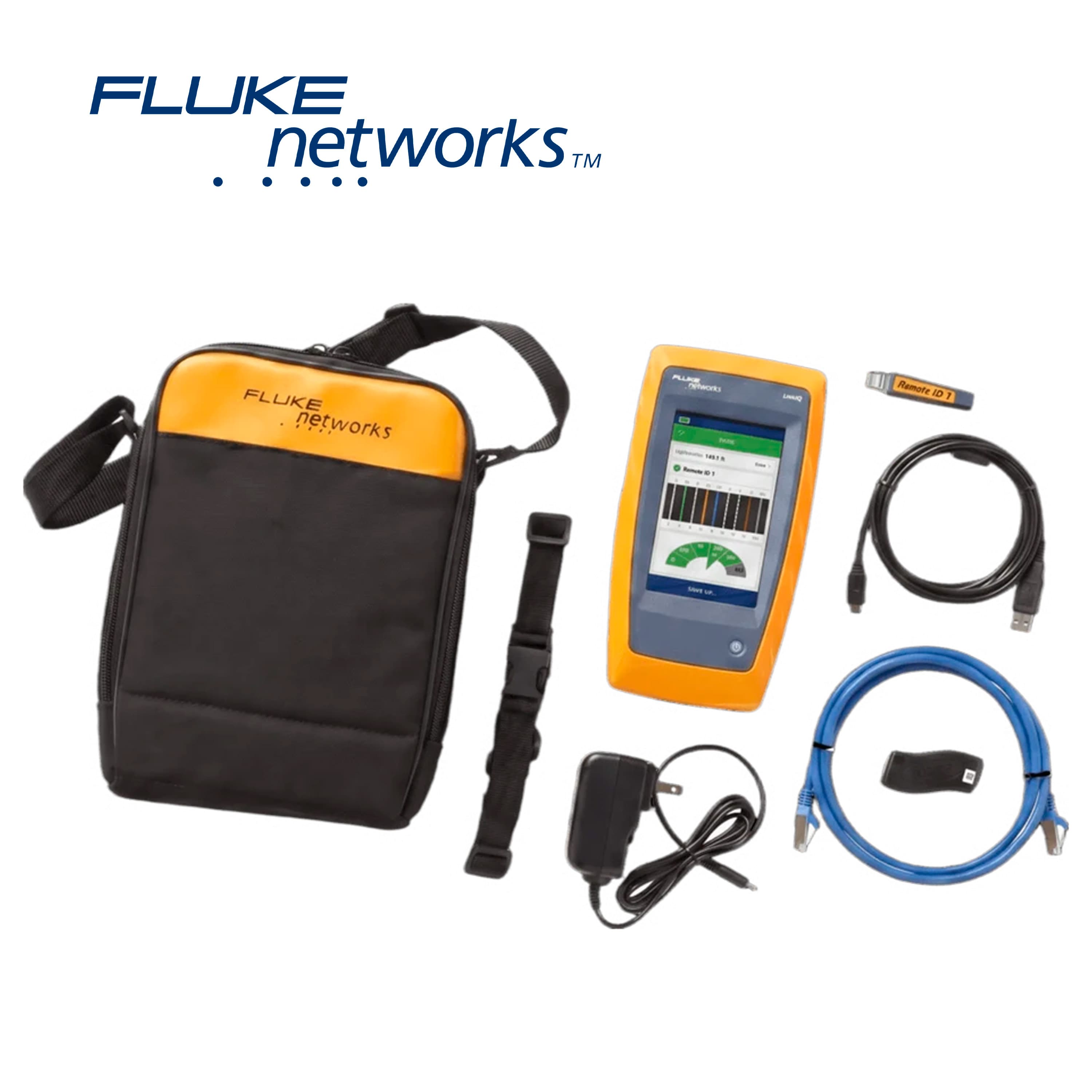 TESTER DE RED Y WIFI FLUKE NETWORKS LIQ-DUO-H6-MX CALIFICADOR DE CABLEADO Y RED WIFI HASTA 10GBPS / WIFI 6E/ PRUEBA DE SWITCH HASTA305 METROS / COMPROBACION DE POE / PANTALLA TACTIL DESCARGA REPORTES PDF - Miniatura 4