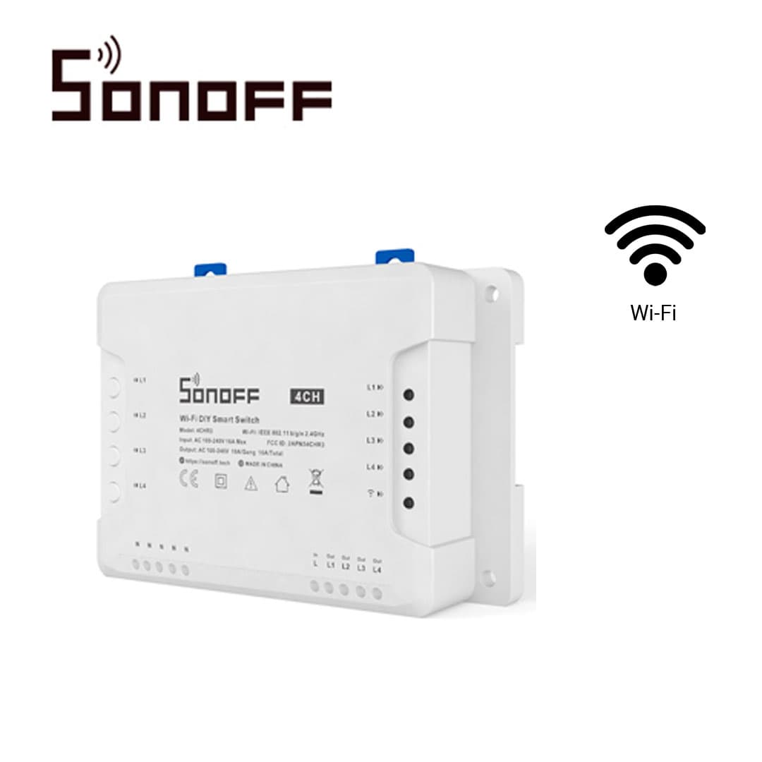 APAGADOR INTELIGENTE DE 2 UNIDADES CON PANTALLA TACTIL WIFI 2.4 GHZ + BLUETOOTH SONOFF NSPANEL-US CAPAZ DE CONTROLAR HASTA 8 DISPOSITIVOS SONOFF O ESCENAS INTELIGENTES - Miniatura 5