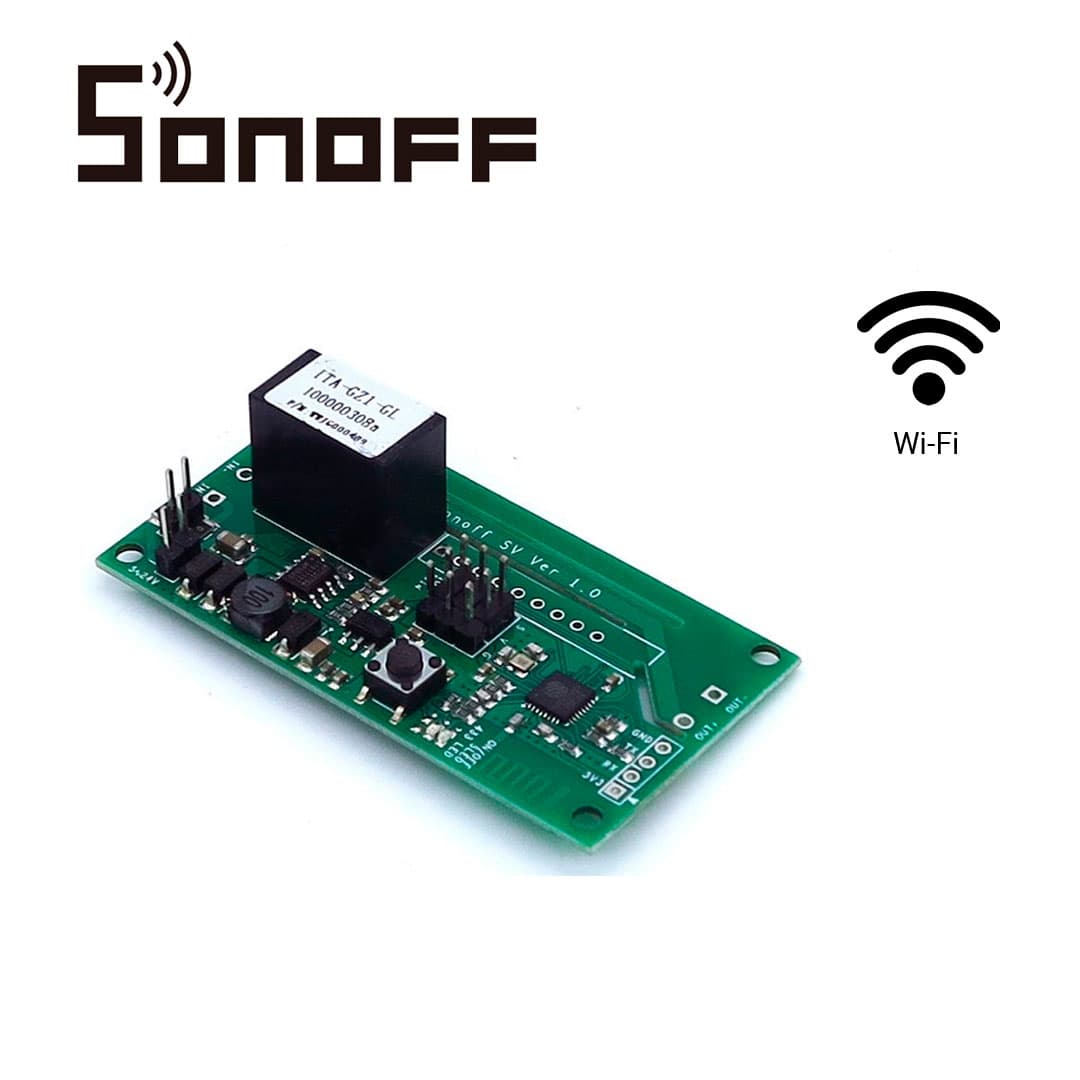 MODULO INTERRUPTOR INTELIGENTE SONOFF SV DE BAJO VOLTAJE 5 A 24V COMPATIBLE CON ASISTENTES VIRTUALES - Miniatura 5