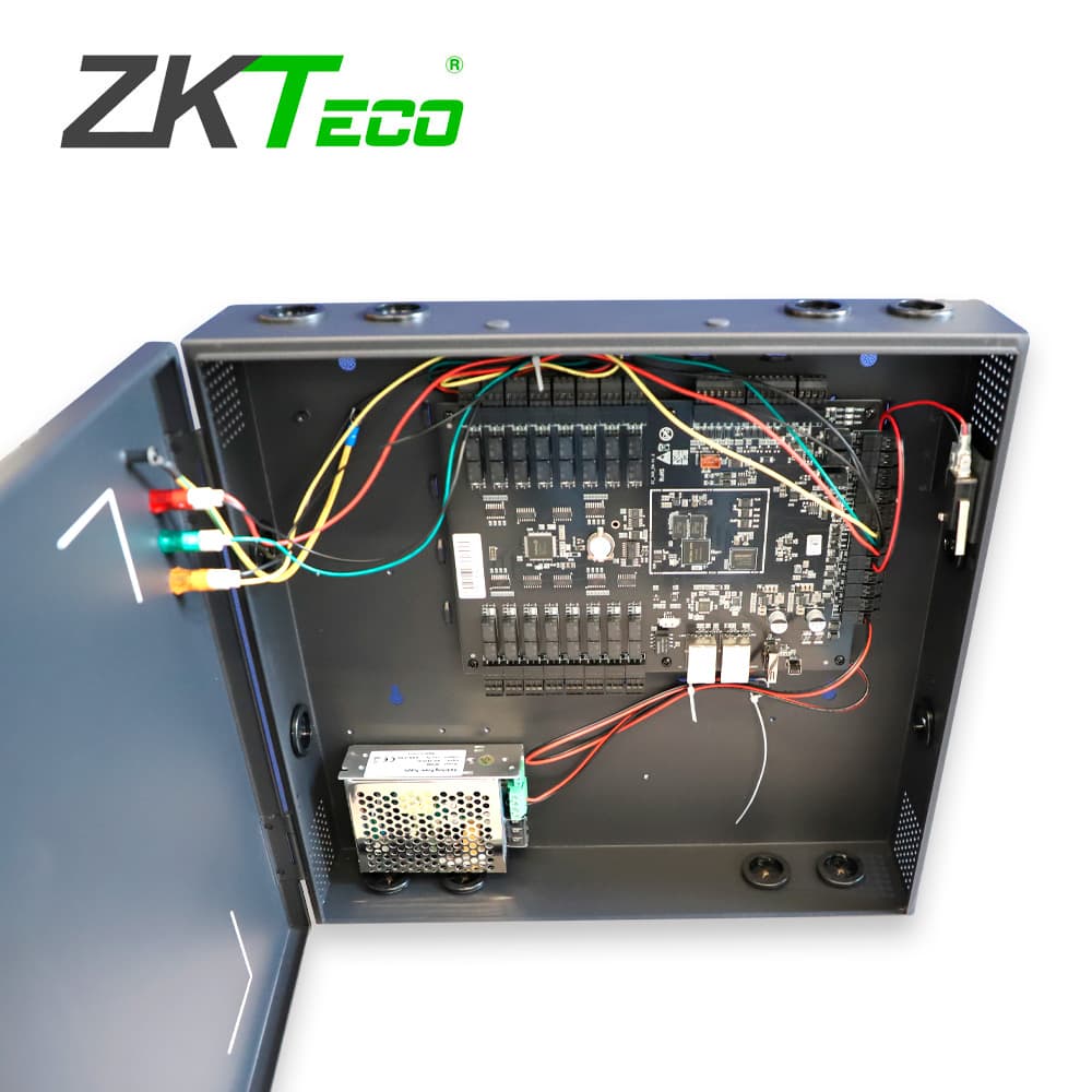 PANEL DE CONTROL DE ELEVADOR ZKTECO MODELO EC16 CON CAPCIDAD PARA 16 NIVELES COMPATIBLE CON EXPANSORA DEX16 CAPACIDAD DE 30,000 HUELLAS, 100,000 TARJETAS, 200,000 EVENTOS, COMUNICACIN TCP/IP NECESITA SOFTWARE ZKCV SECURITY PARA ADMINISTRACION - Miniatura 4
