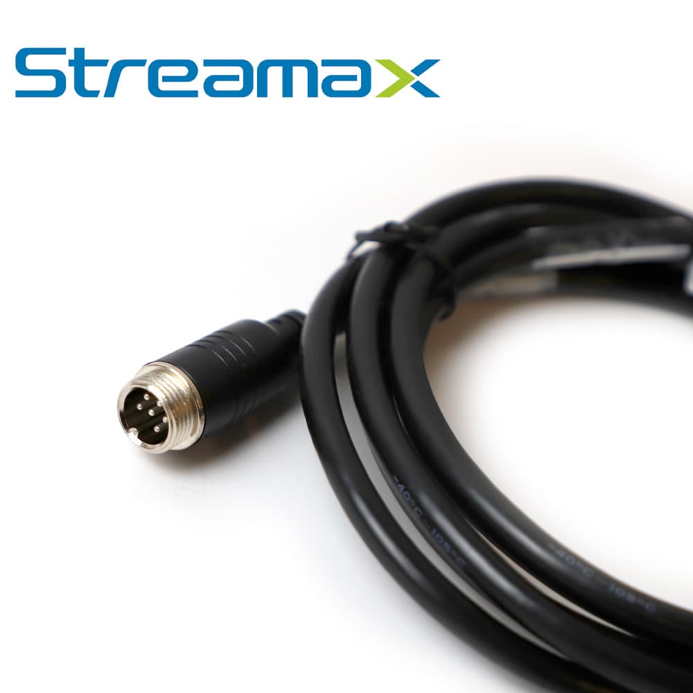 CABLE CONVERTIDOR DIN DE AVIACION STREAMAX M6PIN DJ-TRANSFER / 6 PINES / 0.18 METROS / COMPATIBLE CON CAMARAS IP Y MDVR MA16MAX - Miniatura 4