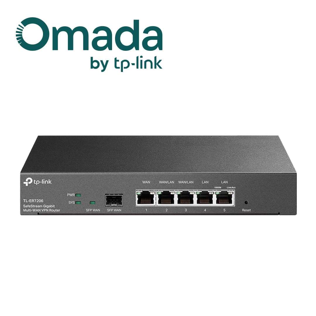 ROUTER VPN TP-LINK TL-ER7206 INTEGRADO EN OMADA SDN, ADMINISTRACION CENTRALIZADA, 1 PUERTO WAN FIBRA OPTICA SFP GIGABIT,  1 PUERTO WAN GIGABIT FIJO, 2 PUERTOS LAN GIGABIT RJ45 FIJO, 2 PUERTOS GIGABIT WAN/LAN INTERCAMBIABLES BALANCEO DE CARGA - Miniatura 5
