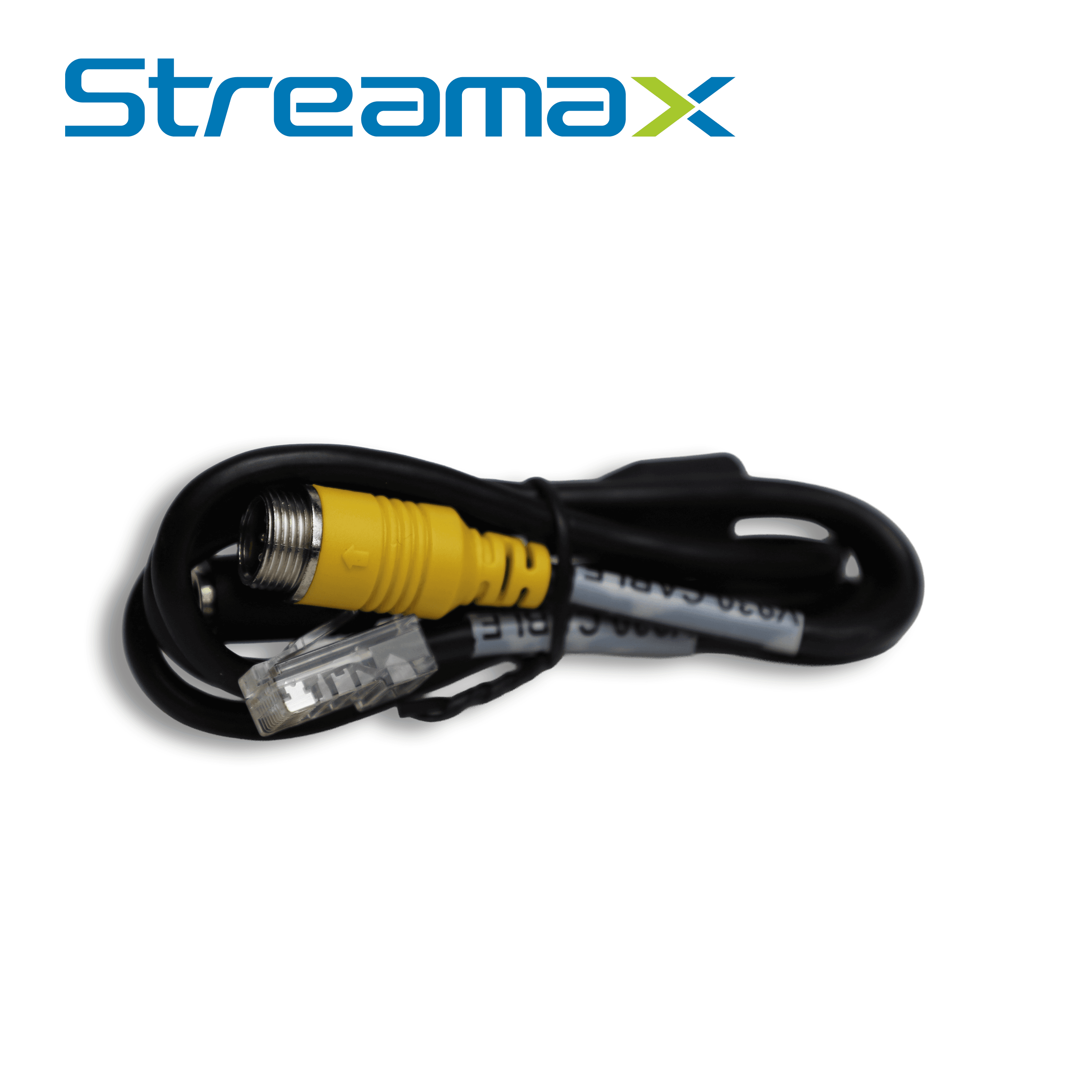 CABLE DIN DE AVIACION STREAMAX V930 CABLE / 6 PINES / 0.8 METROS / CONECTOR MACHO 6 PINES / EXTREMO CONECTOR MACHO RJ45 + CONECTOR HEMBRA CC / COMPATIBLE CON MV930 - Miniatura 3