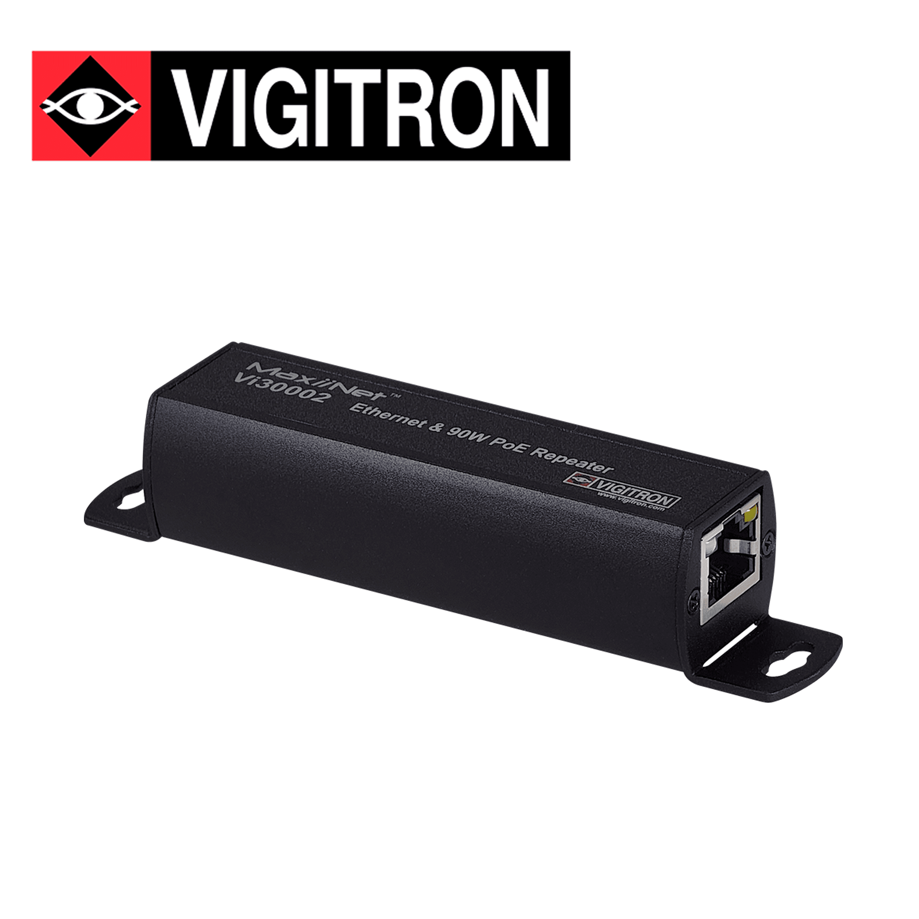 REPETIDOR POE VIGITRON  VI3002 / 10M /100M EXTIENDE SEÑAL POE DE 60W HASTA 200 METROS / POE AF/AT/BT - Miniatura 3