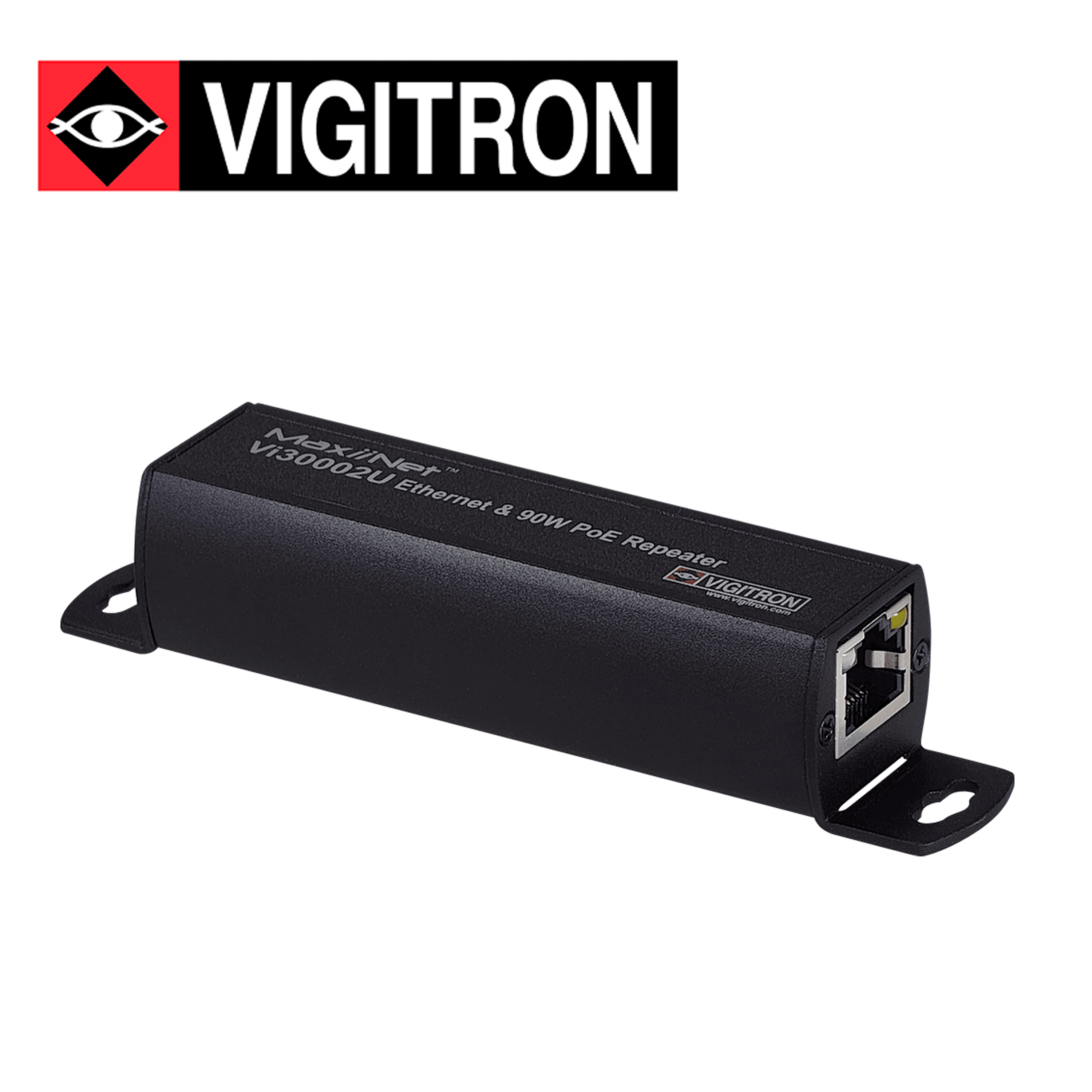 REPETIDOR POE VIGITRON  VI30002U / 10M /100M  / EXTIENDE SEÑAL POE DE 90W HASTA 200 METROS / POE AF/AT/BT - Miniatura 3
