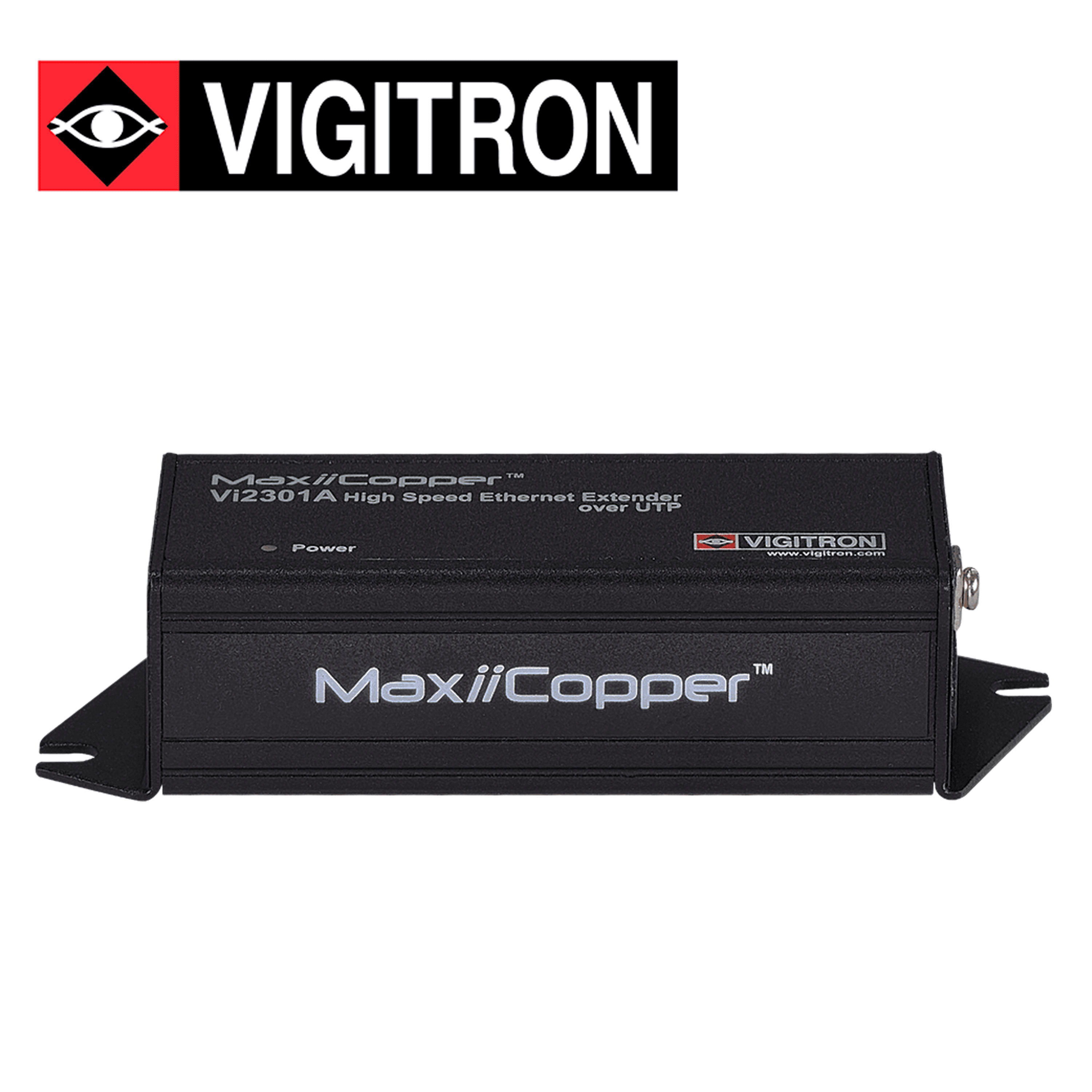EXTENSOR ETHERNET POE VIGITRON VI2301AU / 1 PUERTO / UTP / POE AF AT BT / 90W  / REQUIERE FUENTE POE O FUENTE ADICIONAL VI0012  SE VENDE POR SEPARADO - Miniatura 2