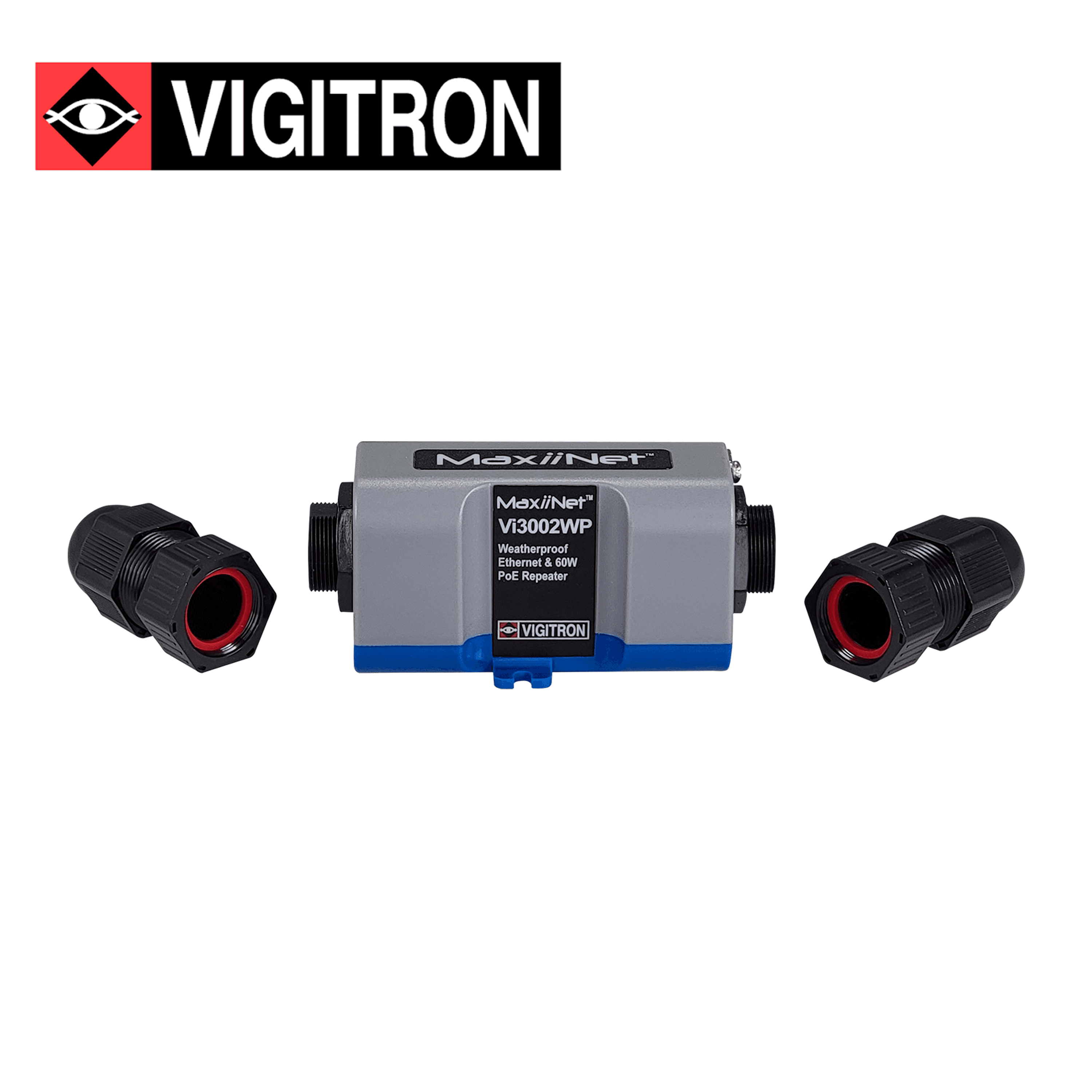 REPETIDOR POE EXTERIOR VIGITRON VI3002WP / 10M100M  / EXTIENDE POE 60W HASTA 200 METROS / POE AF/AT/BT / IP67 - Miniatura 4