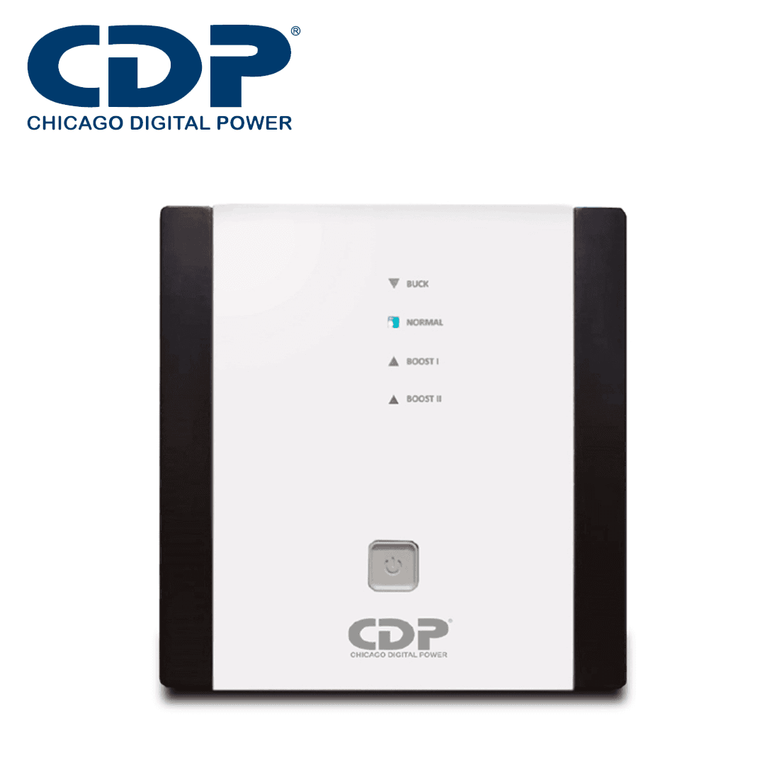 REGULADOR DE VOLTAJE R-AVR5008 CDP / 5000VA / 2500W / 8 CONTACTOS NEMA 5-15R / AVR / SUPRESION DE PICOS 525 JOULES / RETARDO DE REINICIO AJUSTABLE / PROTECCION COAXIAL / 120V - Miniatura 2
