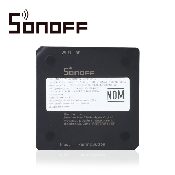 COMUNICADOR INALAMBRICO WIFI RF Bridge 433 SONOFF - Image 3