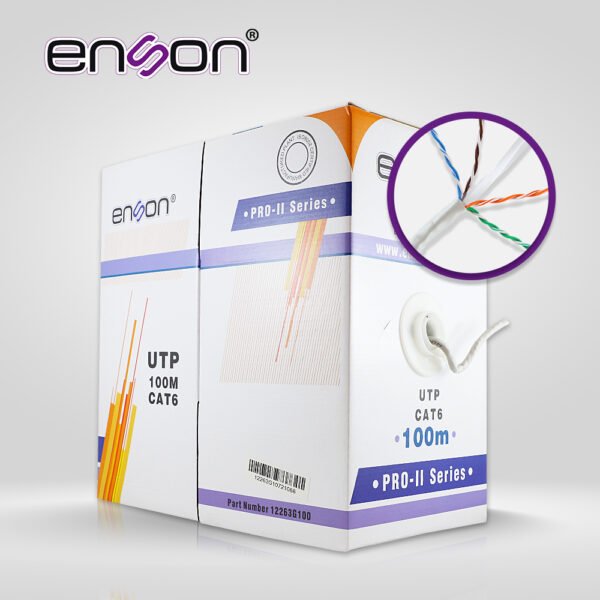 CABLE UTP CAT6 ENSON 12263G100 SERIE PRO-II