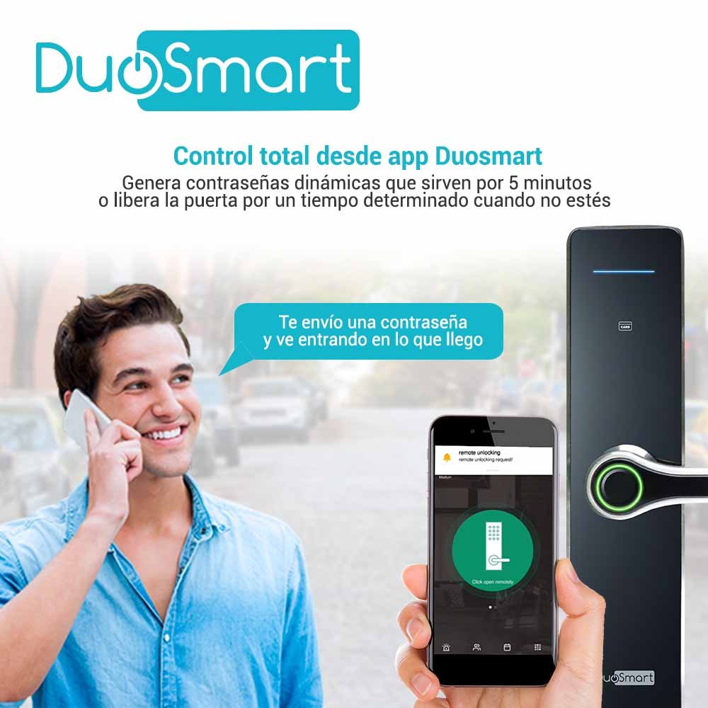 CERRADURA BIOMETRICA WIFI F30 DUOSMART - Image 4
